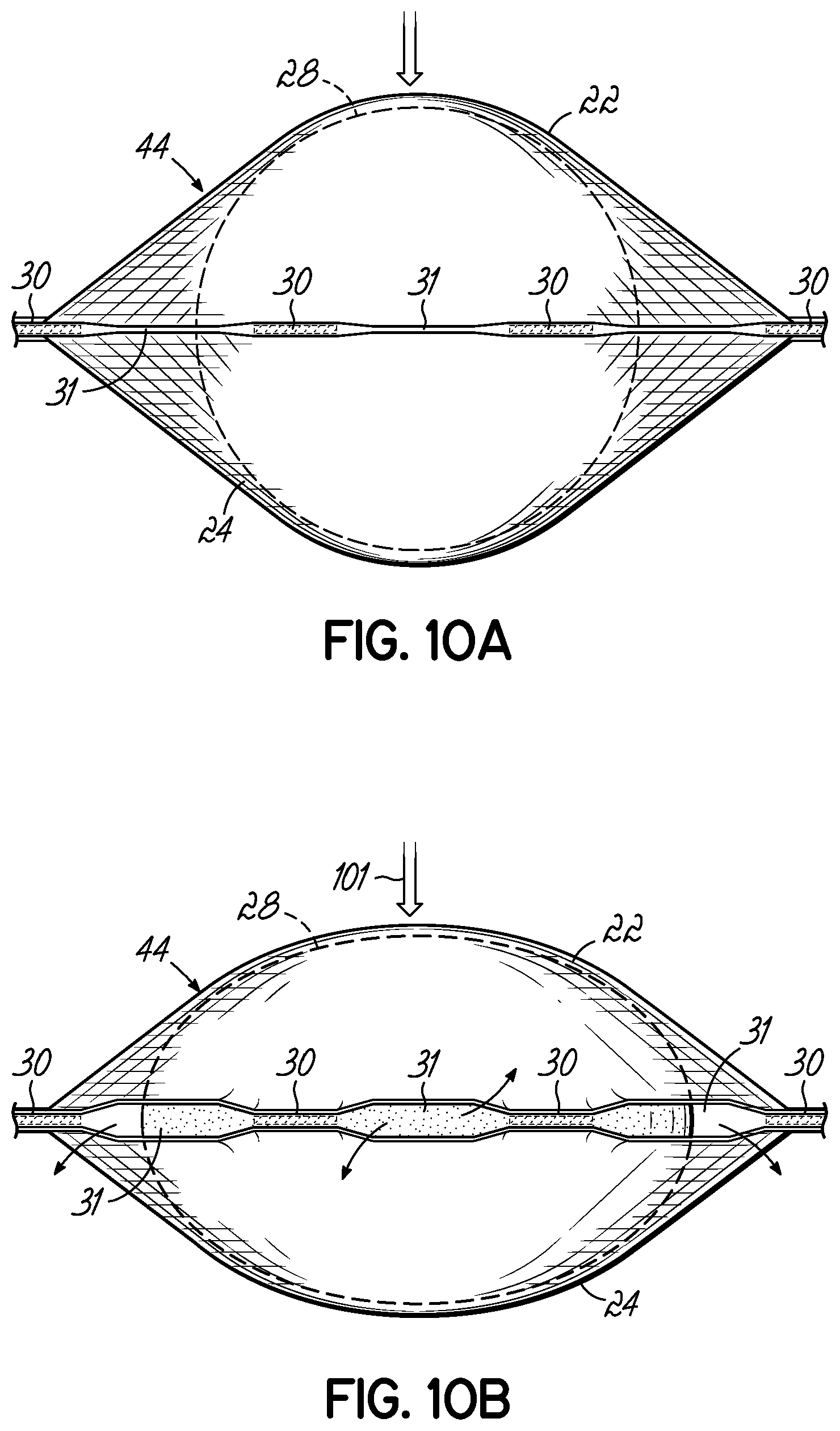 Patent US11812861 Figure 20 – Comfort layer with liquid pods and method of making same