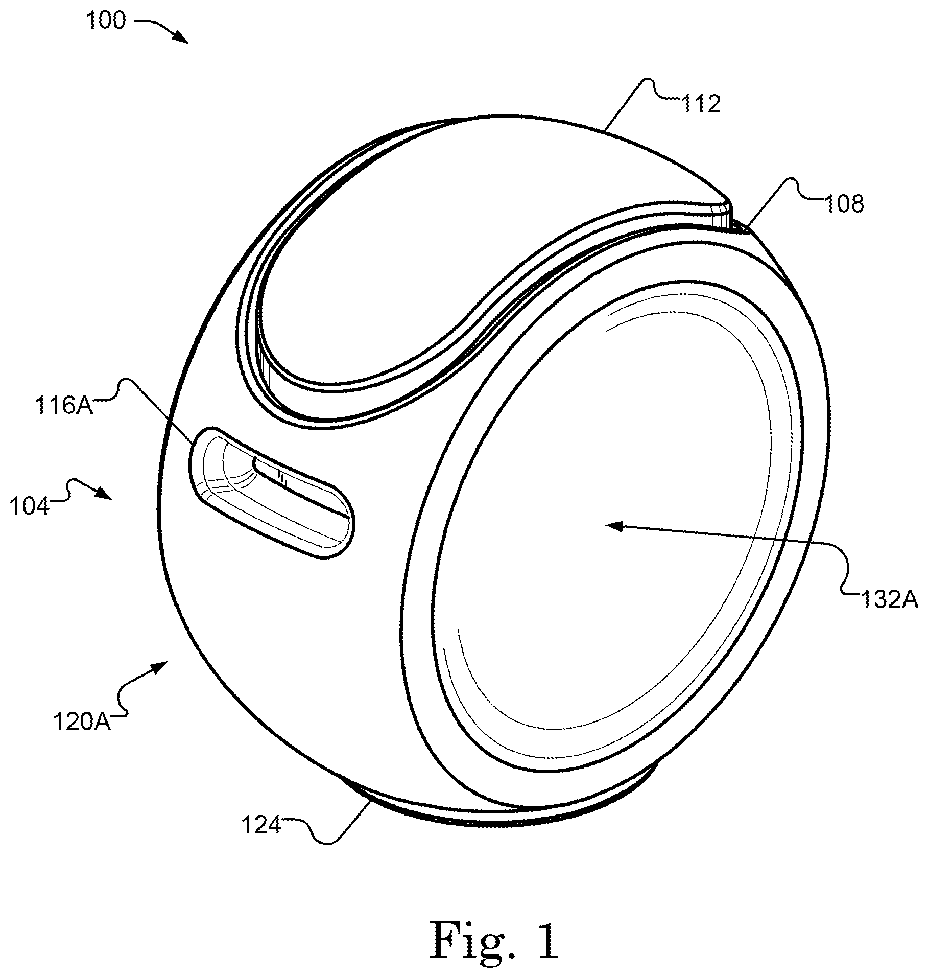 Patent US11812863 Figure 1 – Active sitting chair