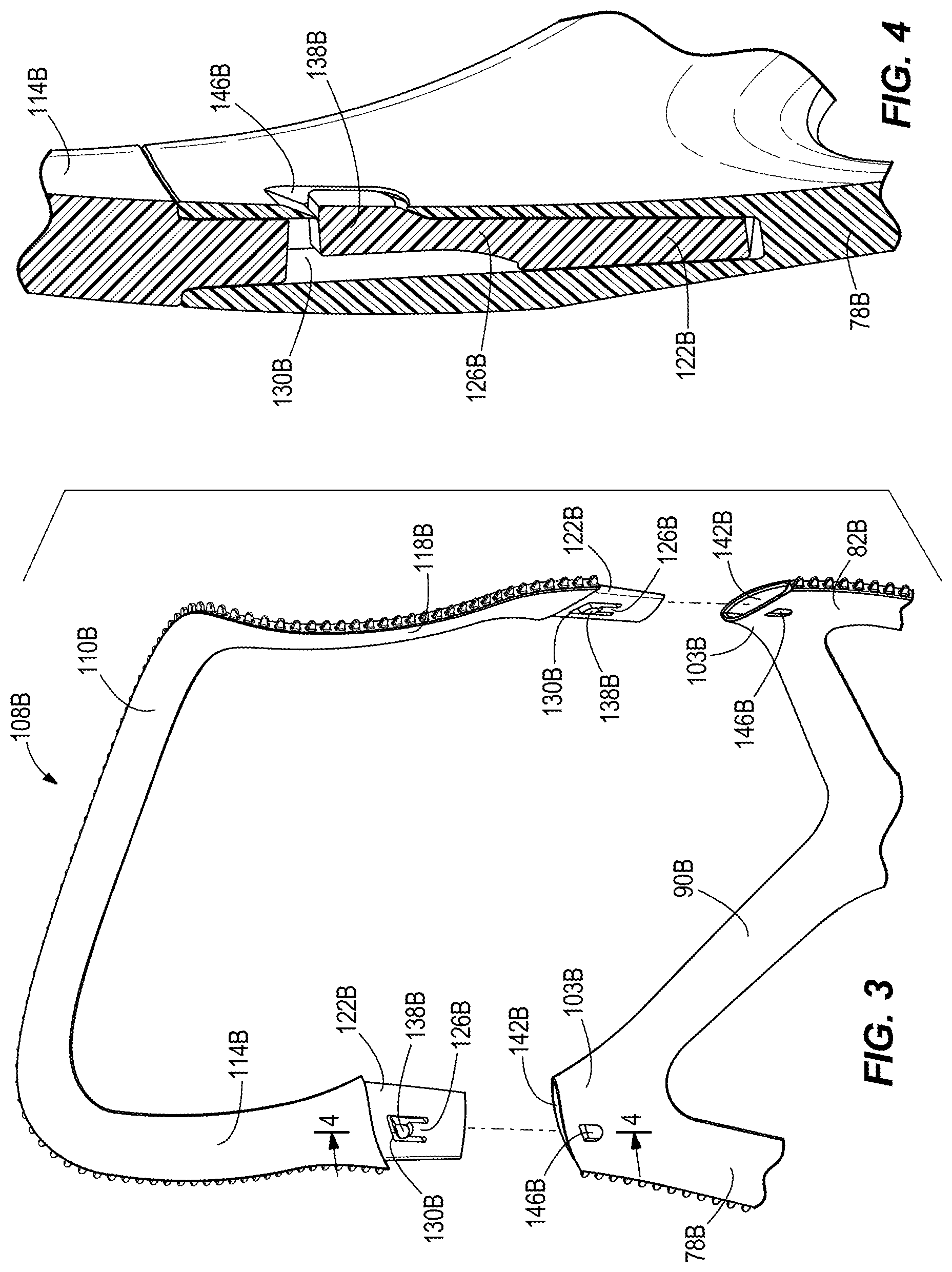 Patent US11812866 Figure 3 – Attachment structure for suspension seating