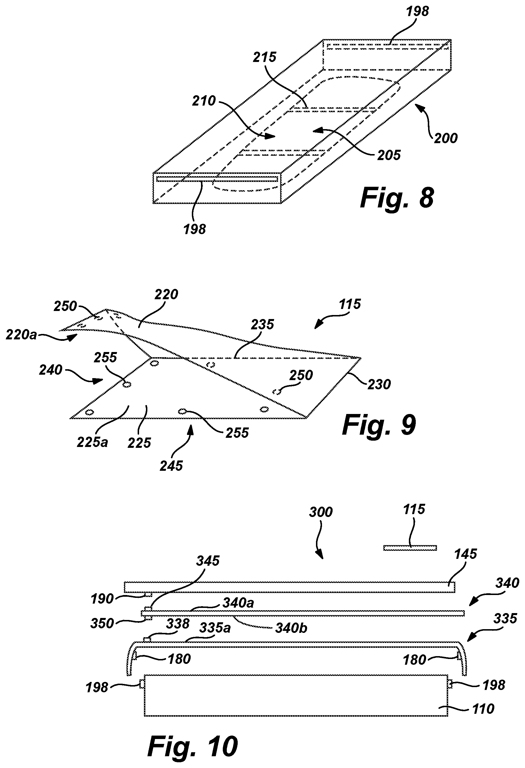 Patent US11812867 Figure 3 – Bedding system, apparatus, and method