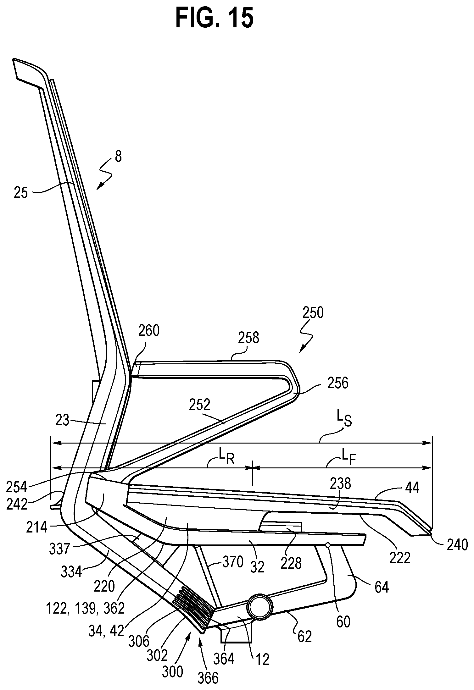 Patent US11812870 Figure 10 – Body support structure