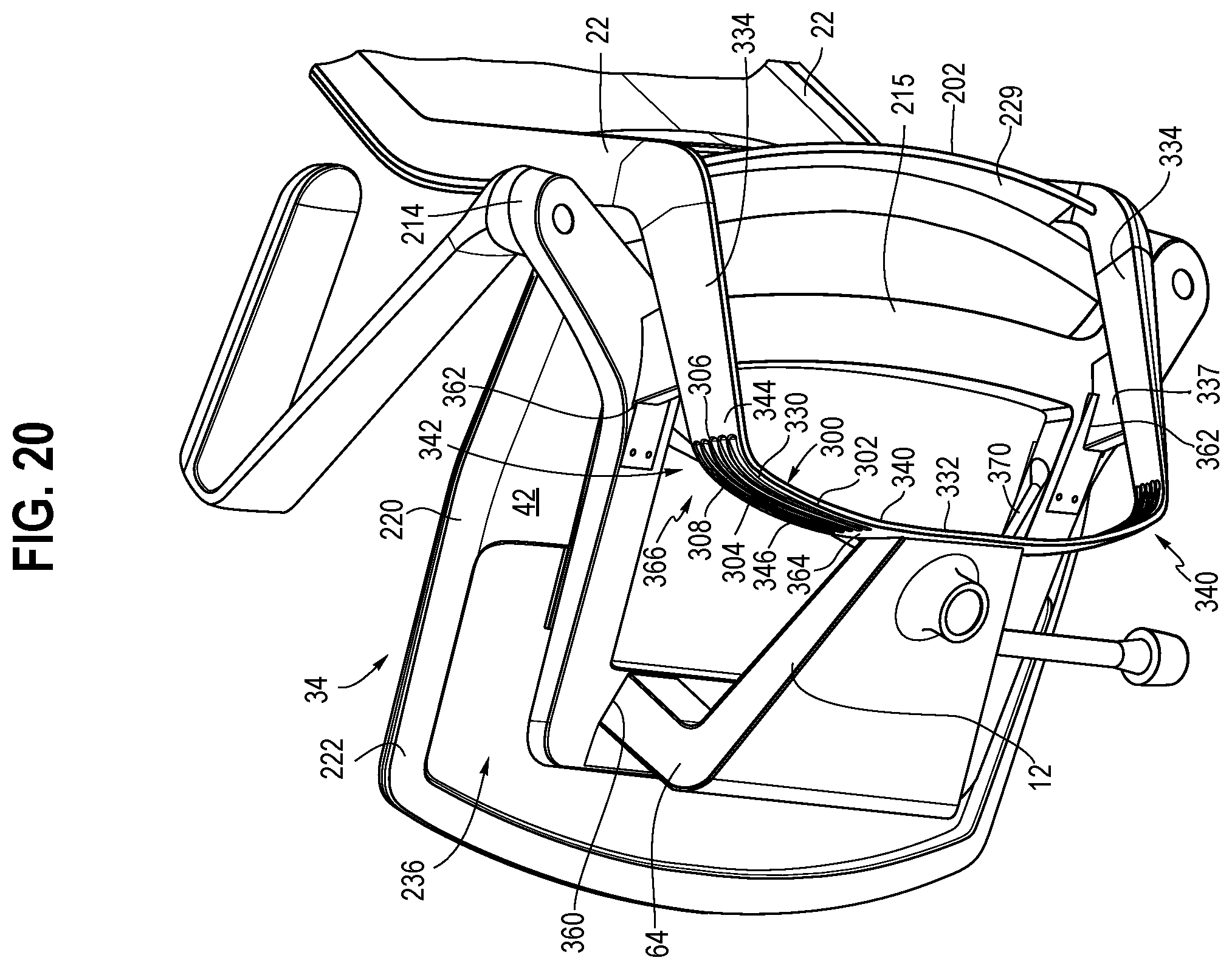 Patent US11812870 Figure 15 – Body support structure
