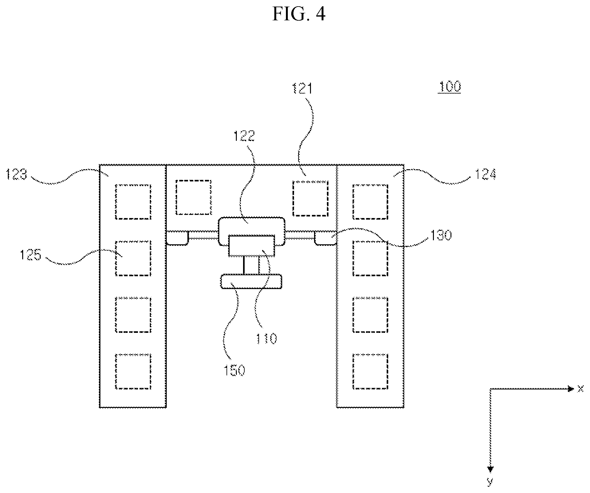 Patent US11812872 Figure 4 – Member for chair for implementing multi-channel sound system and chair including the member