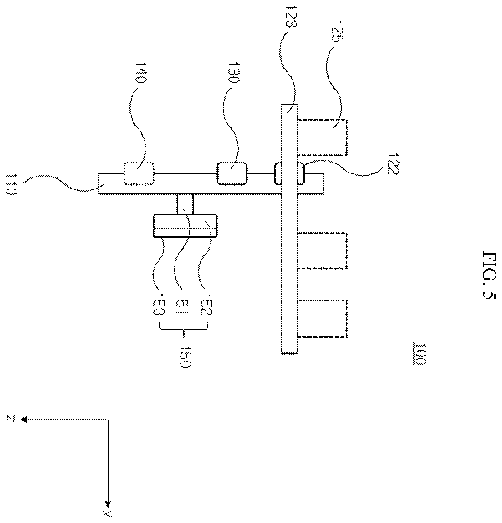 Patent US11812872 Figure 5 – Member for chair for implementing multi-channel sound system and chair including the member