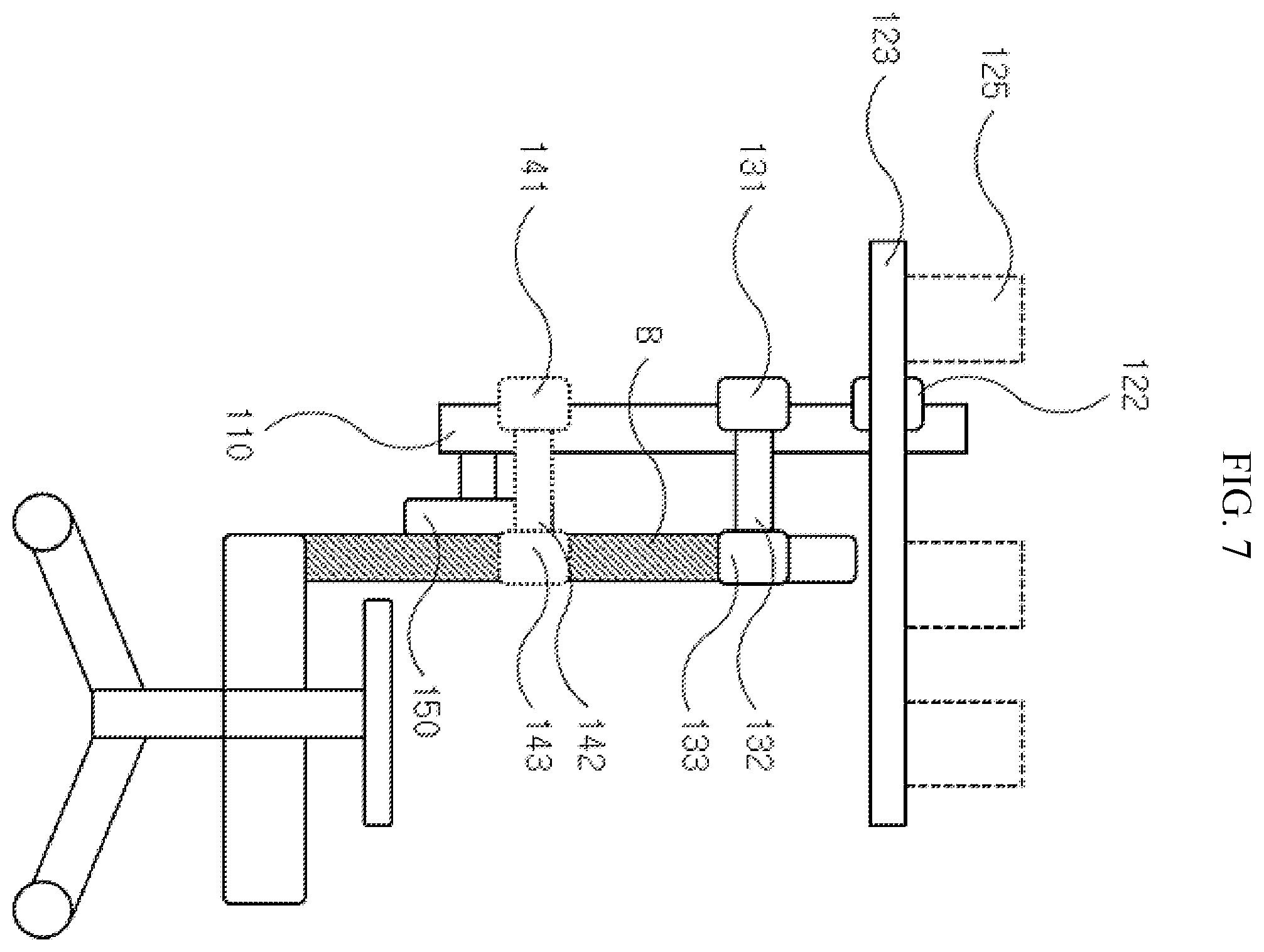 Patent US11812872 Figure 7 – Member for chair for implementing multi-channel sound system and chair including the member
