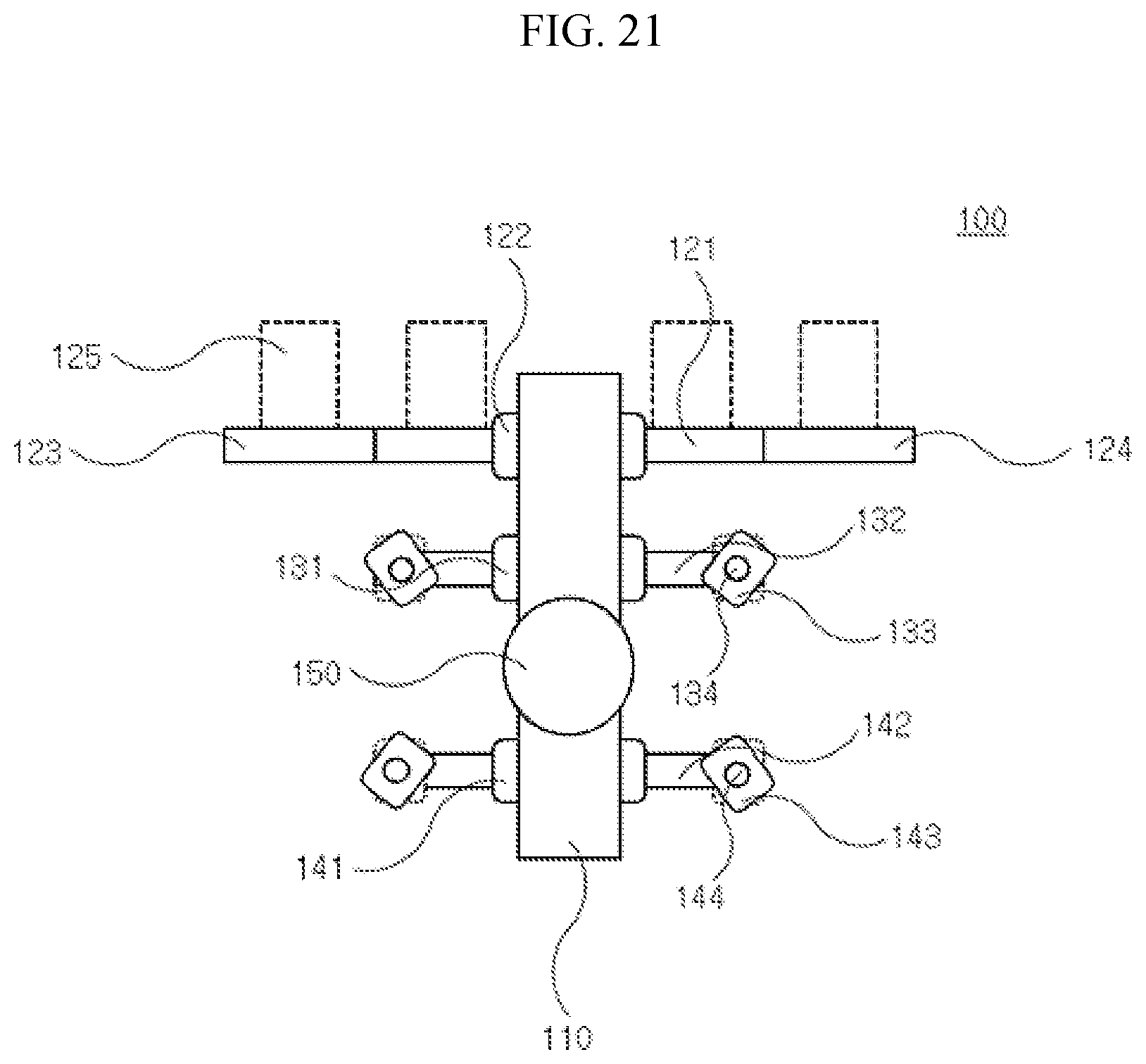 Patent US11812872 Figure 19 – Member for chair for implementing multi-channel sound system and chair including the member
