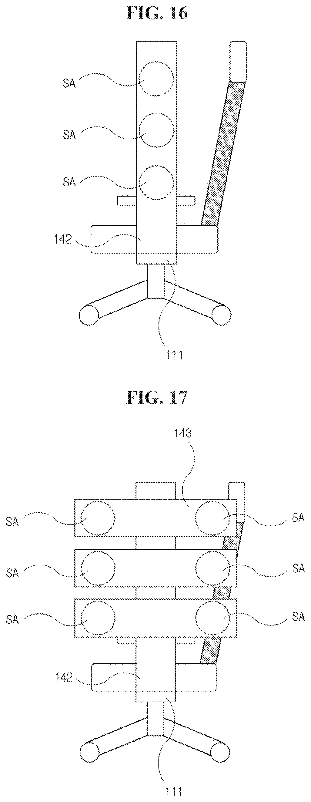 Patent US11812873 Figure 9 – Chair including multi-channel sound system