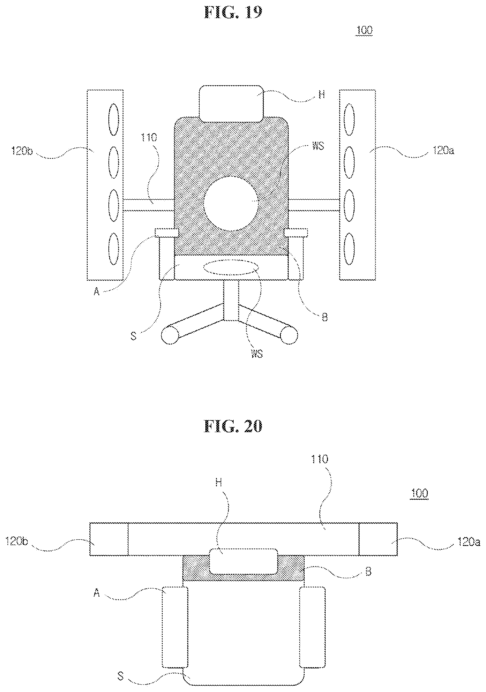 Patent US11812873 Figure 11 – Chair including multi-channel sound system