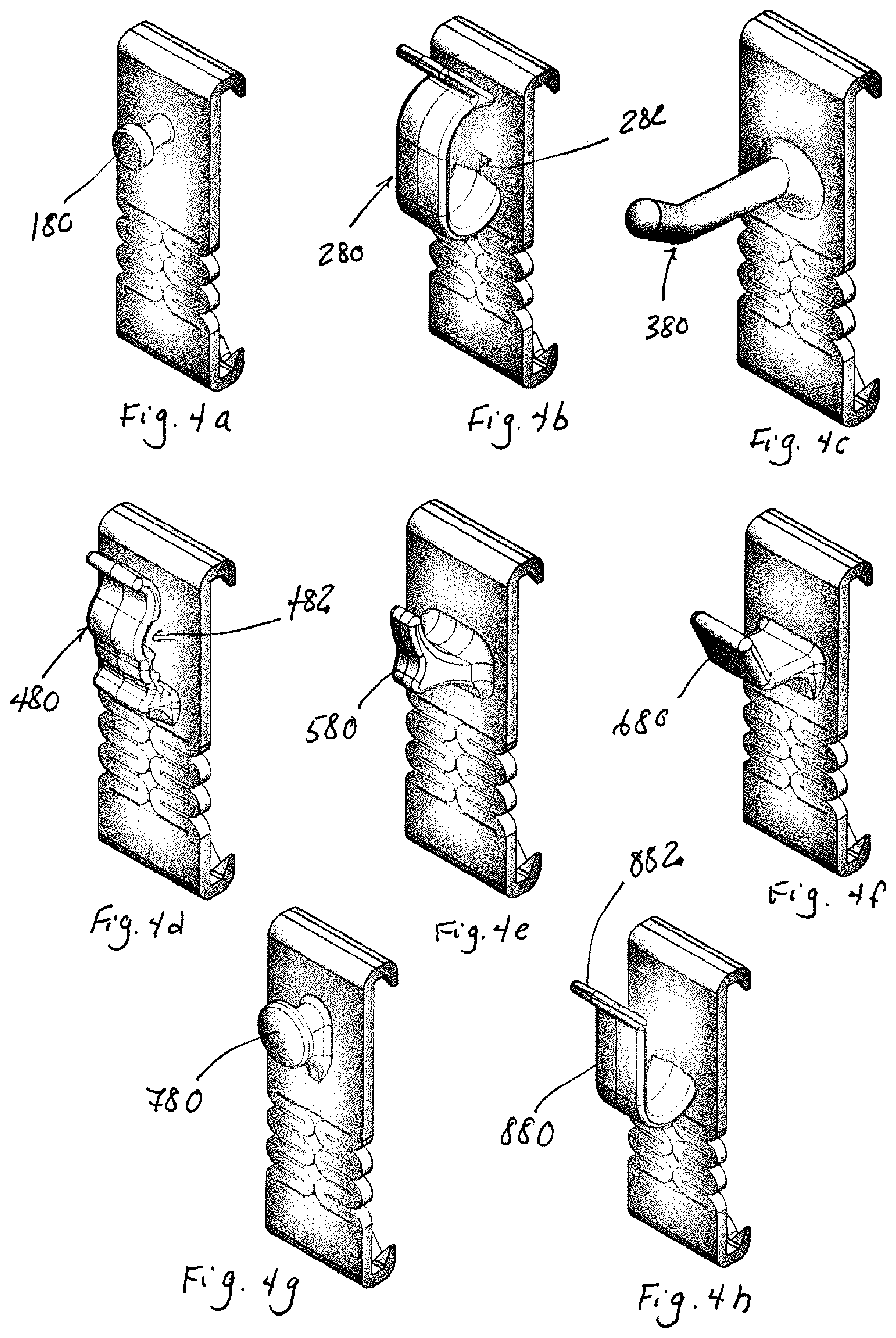 Patent US11812877 Figure 3 – Hanging device with resiliently deformable section