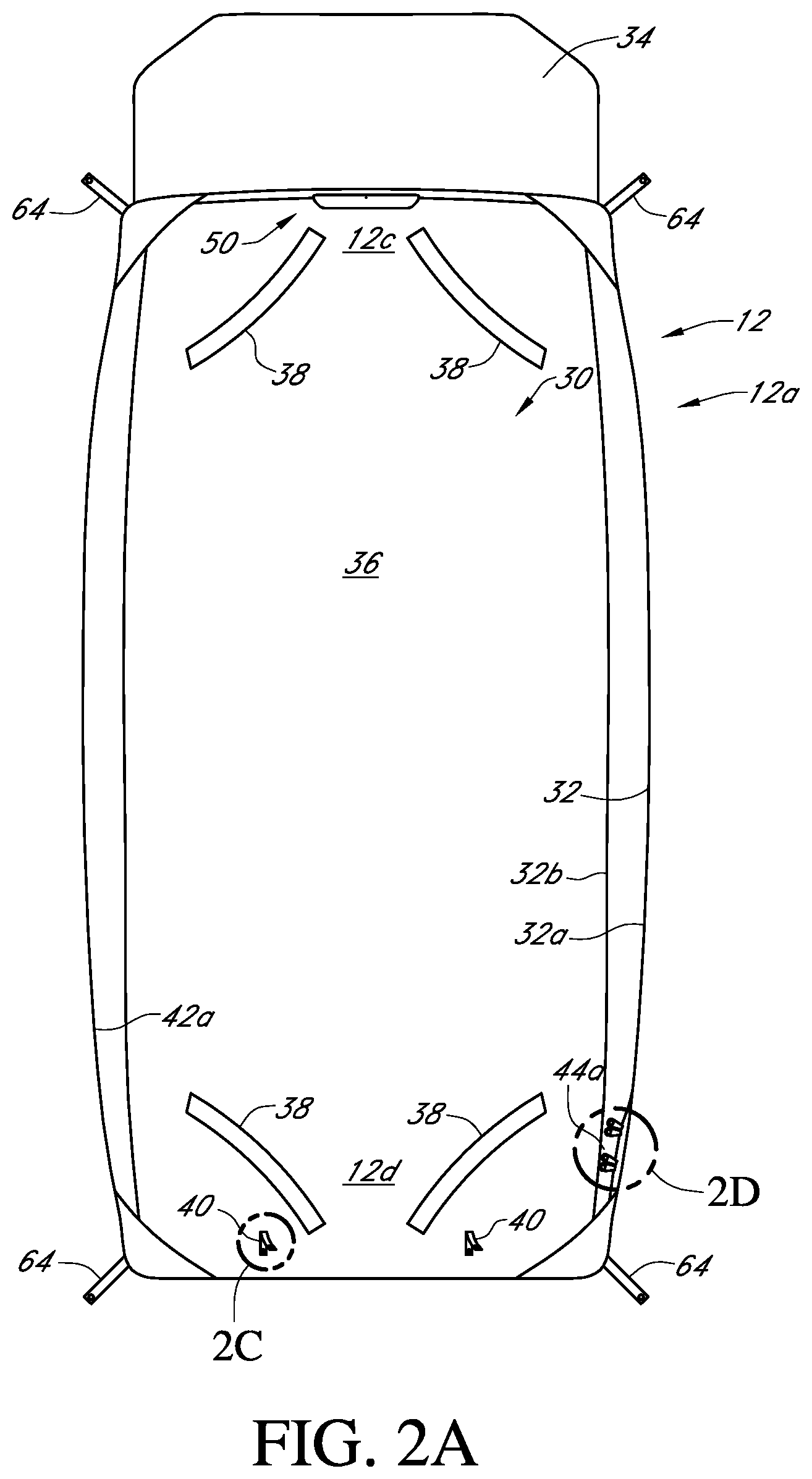 Patent US11812879 Figure 3 – Modular portable bedding system