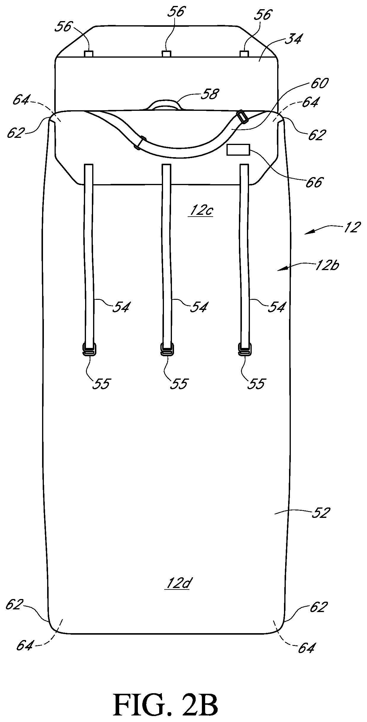 Patent US11812879 Figure 4 – Modular portable bedding system