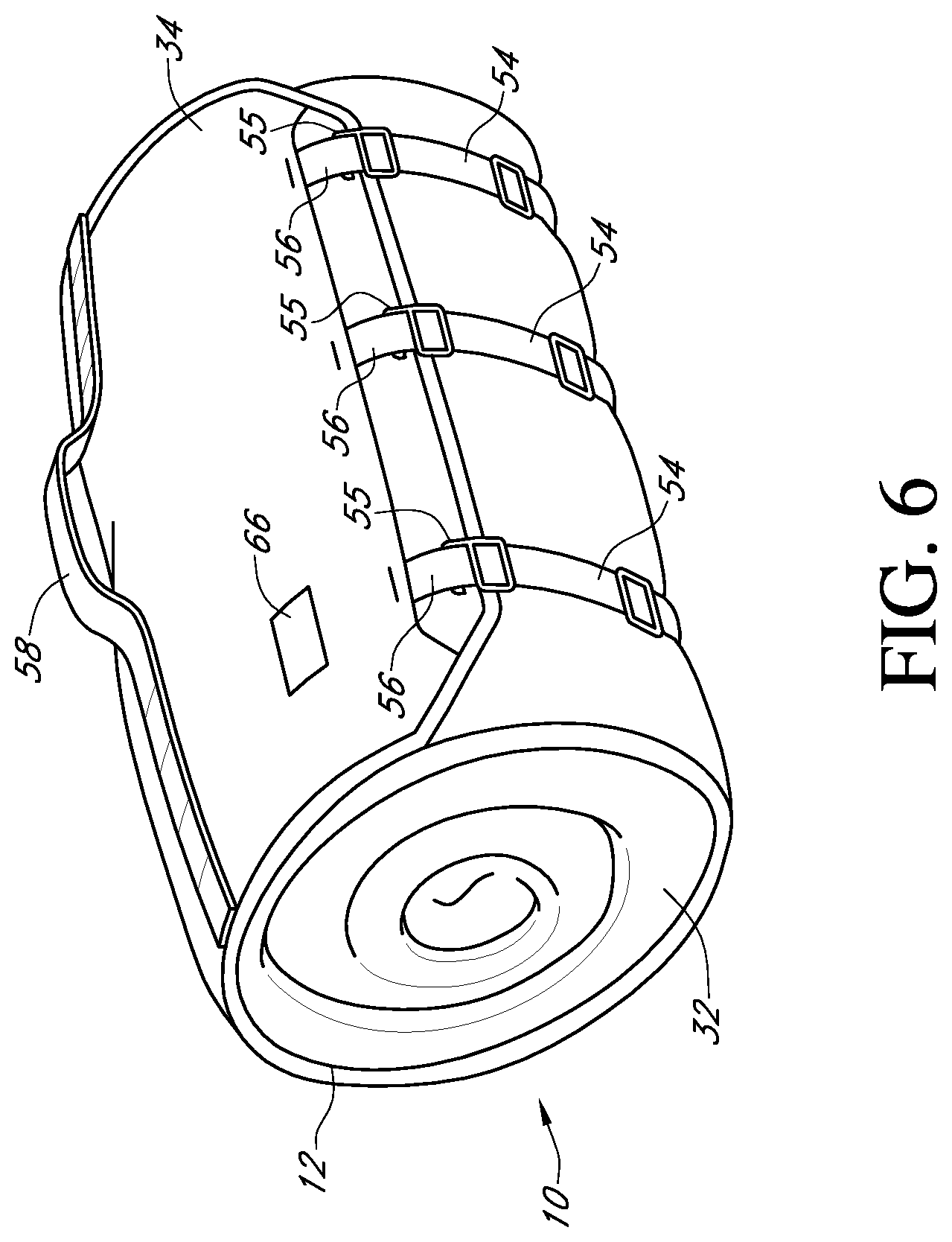 Patent US11812879 Figure 17 – Modular portable bedding system