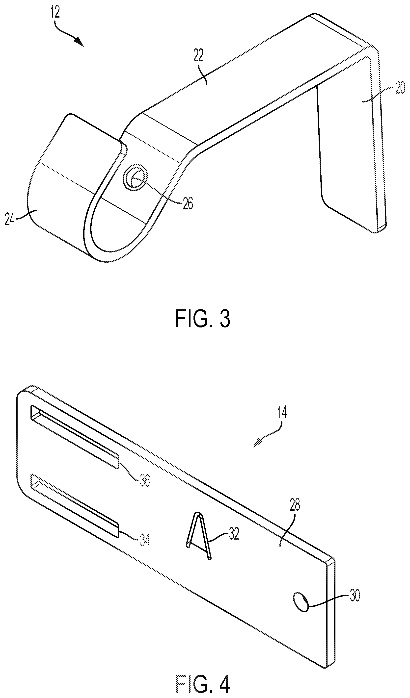 Patent US11812883 Figure 2 – Curtain rod bracket