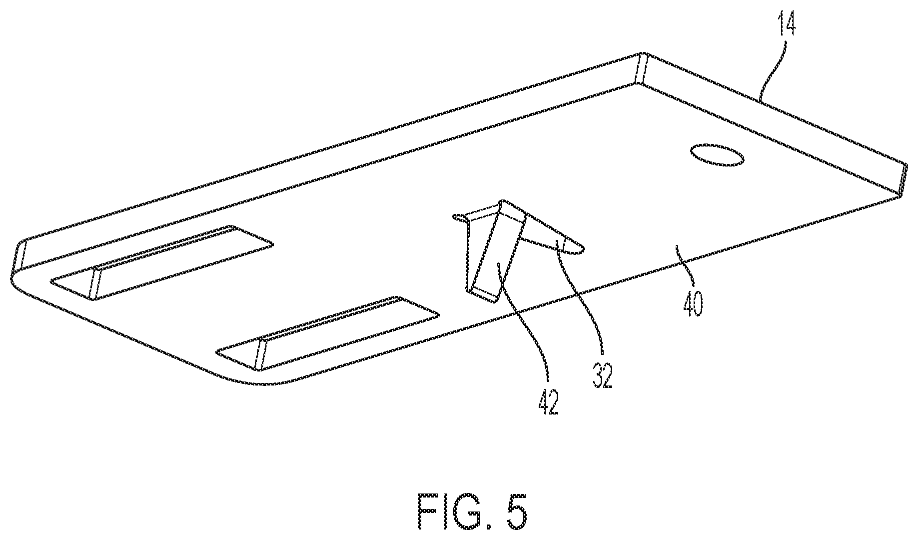Patent US11812883 Figure 3 – Curtain rod bracket