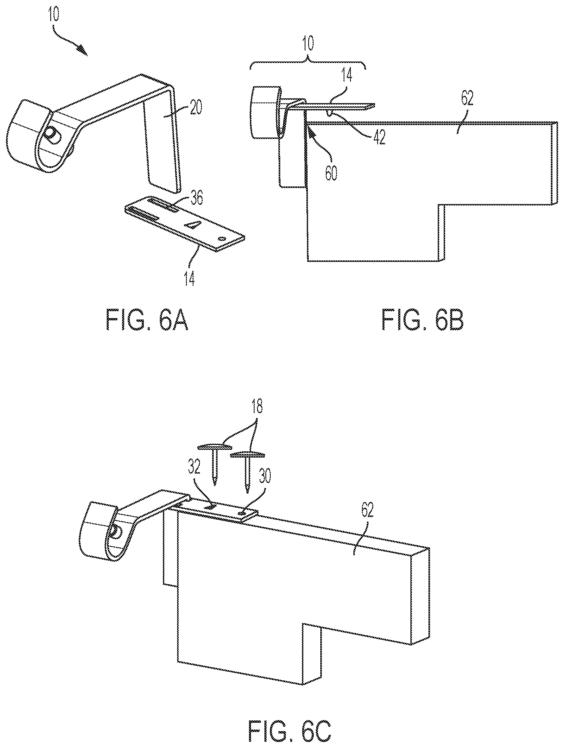 Patent US11812883 Figure 4 – Curtain rod bracket