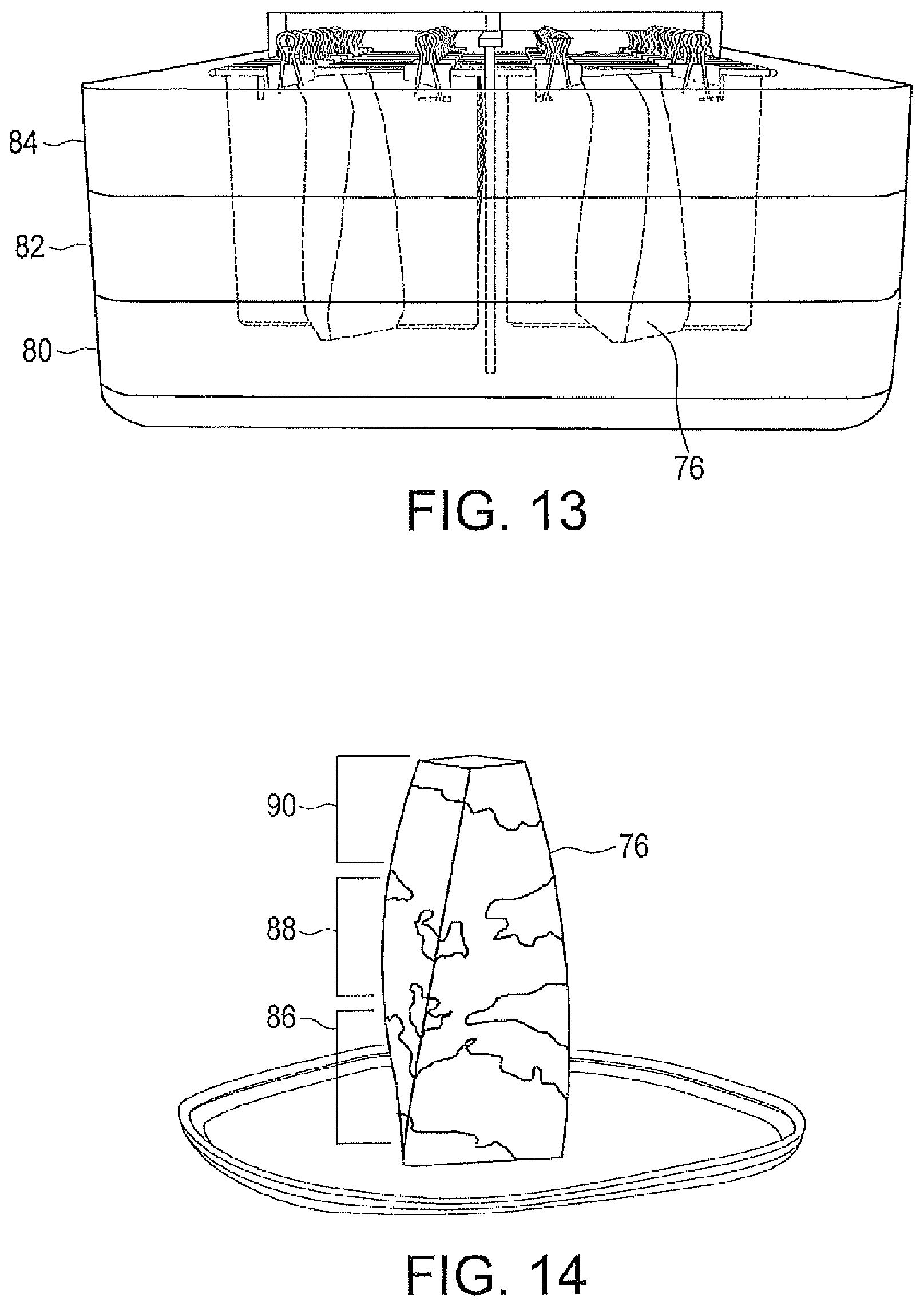 Patent US11812884 Figure 8 – Cooking rack system using liquid bath