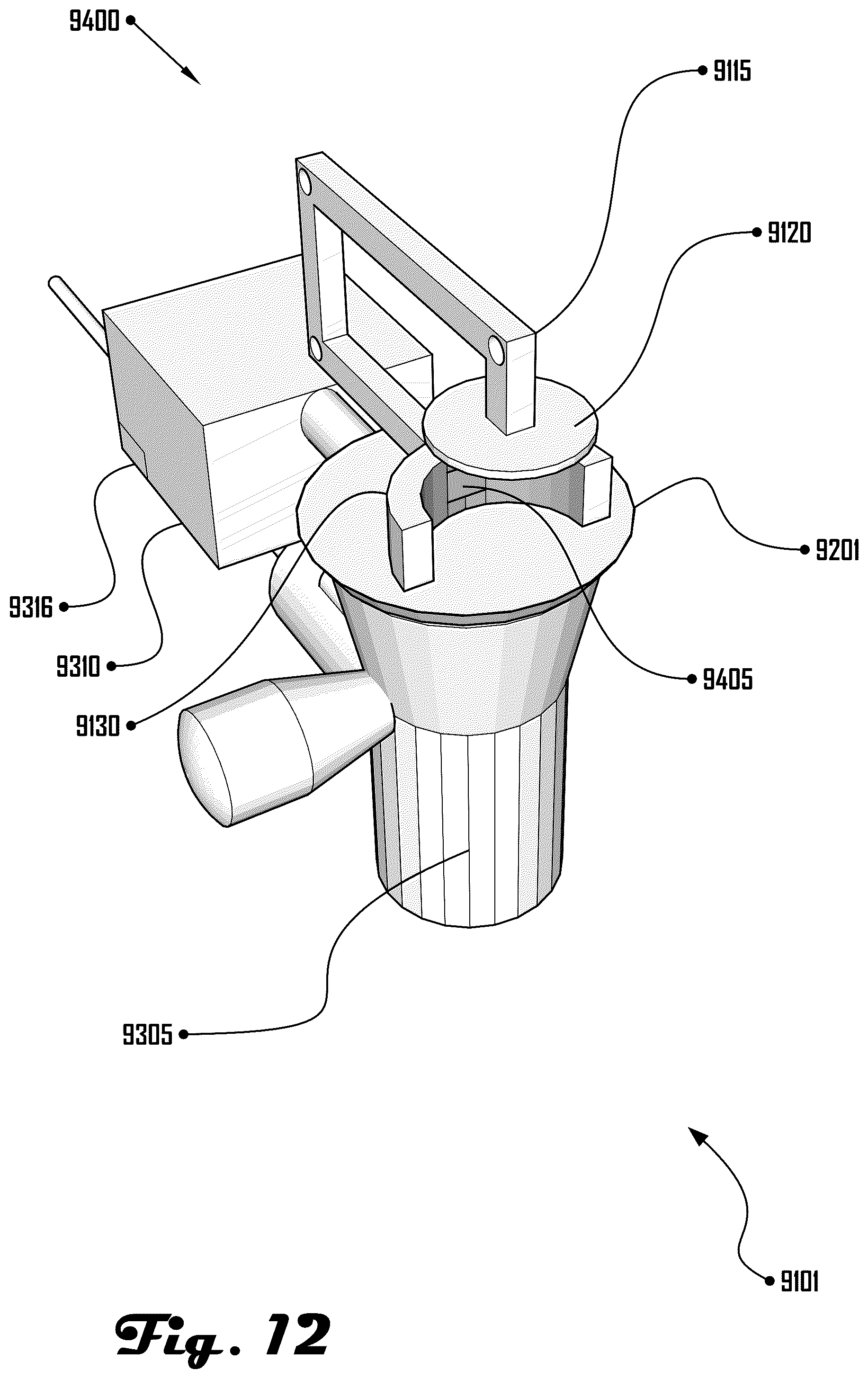 Patent US11812887 Figure 12 – Ground coffee distribution method, apparatus, and system