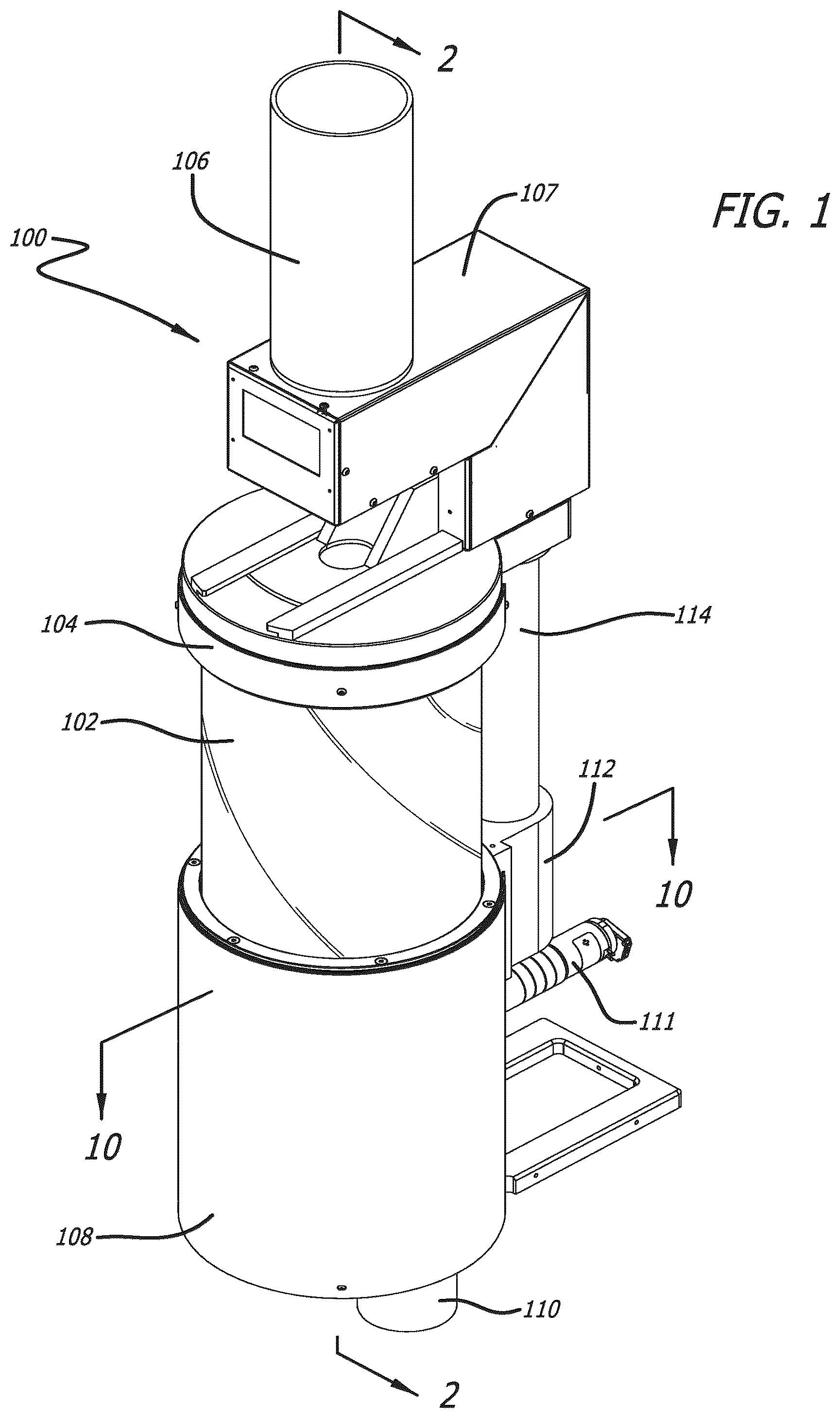 Patent US11812888 Figure 1 – Magnetically driven beverage brewing and cleaning system