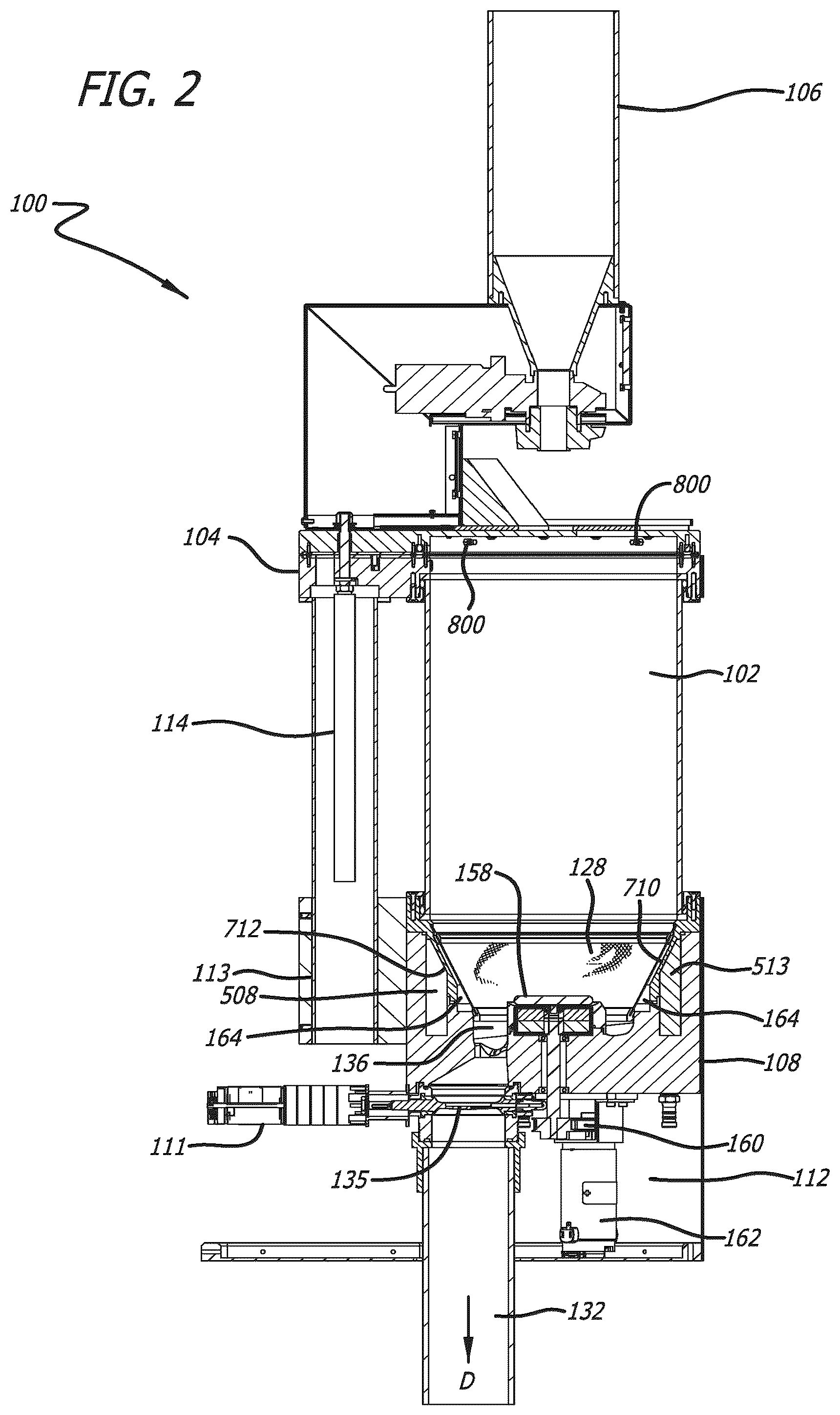 Patent US11812888 Figure 2 – Magnetically driven beverage brewing and cleaning system