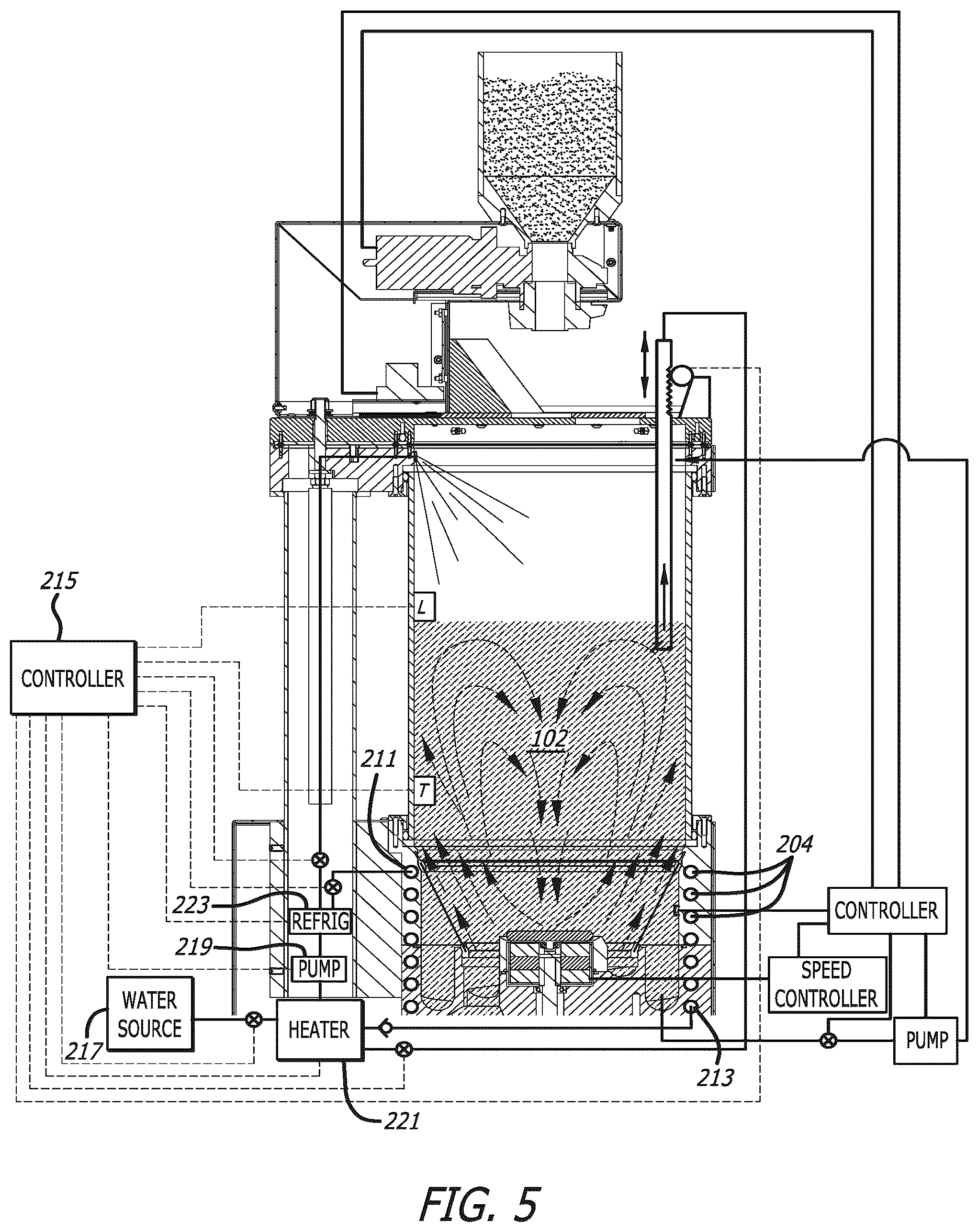 Patent US11812888 Figure 5 – Magnetically driven beverage brewing and cleaning system