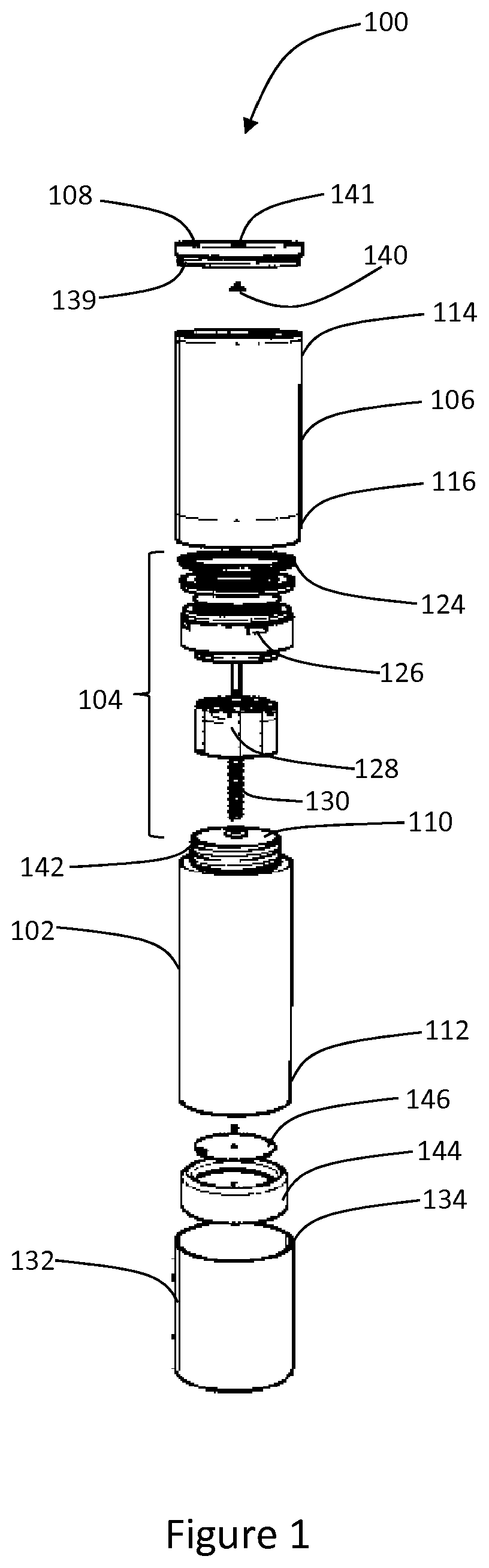 Patent US11812890 Figure 1 – Compact brewing assembly and method