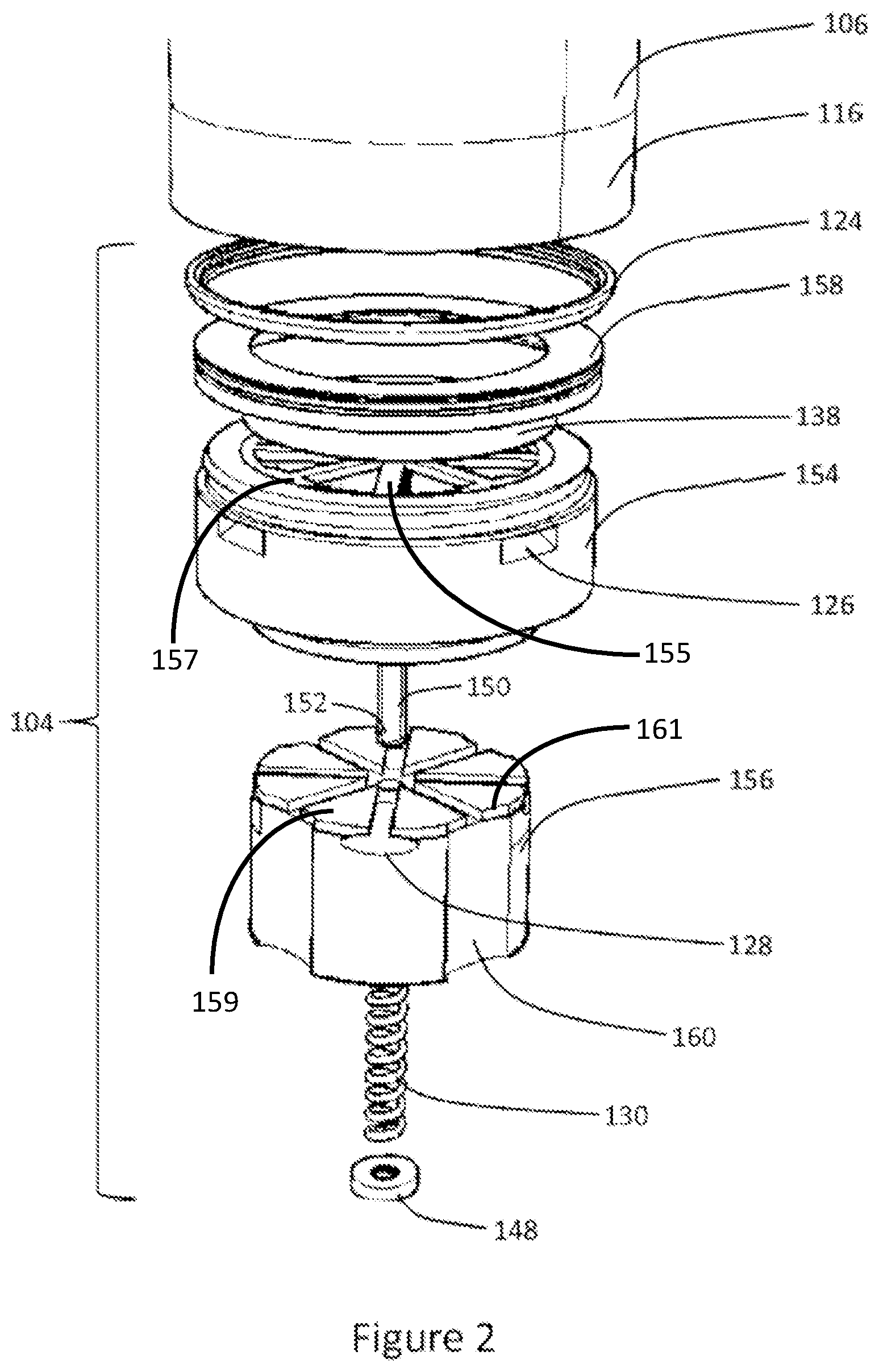 Patent US11812890 Figure 2 – Compact brewing assembly and method