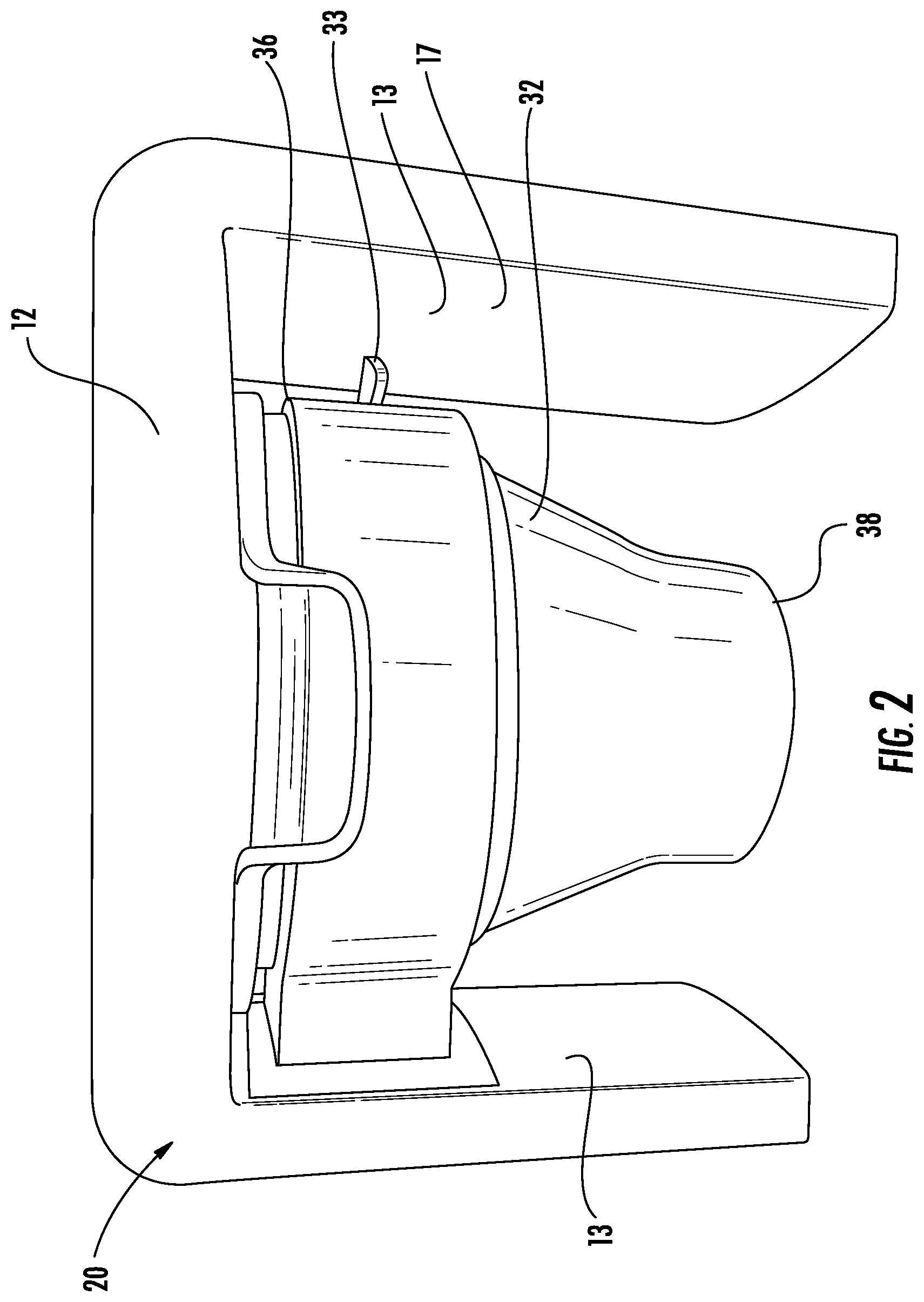 Patent US11812891 Figure 2 – Brew basket for automated beverage brewing apparatus