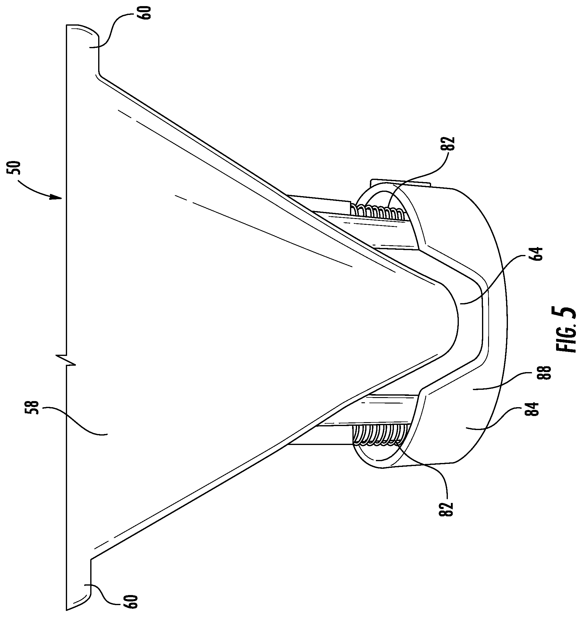 Patent US11812891 Figure 5 – Brew basket for automated beverage brewing apparatus