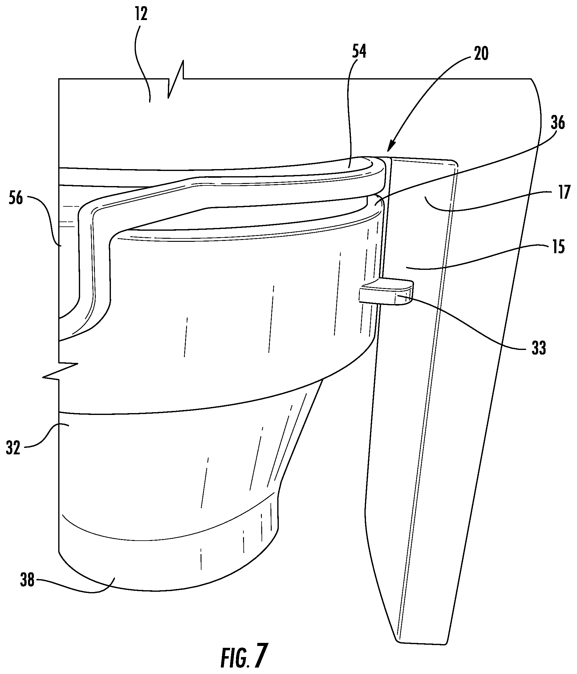 Patent US11812891 Figure 7 – Brew basket for automated beverage brewing apparatus