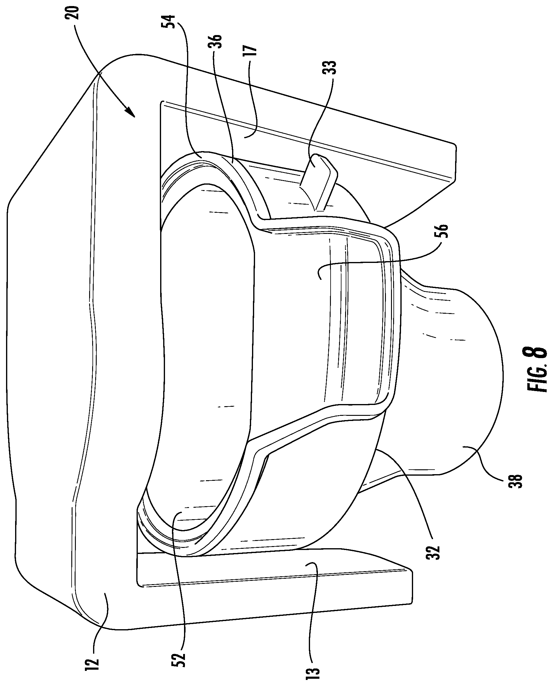 Patent US11812891 Figure 8 – Brew basket for automated beverage brewing apparatus