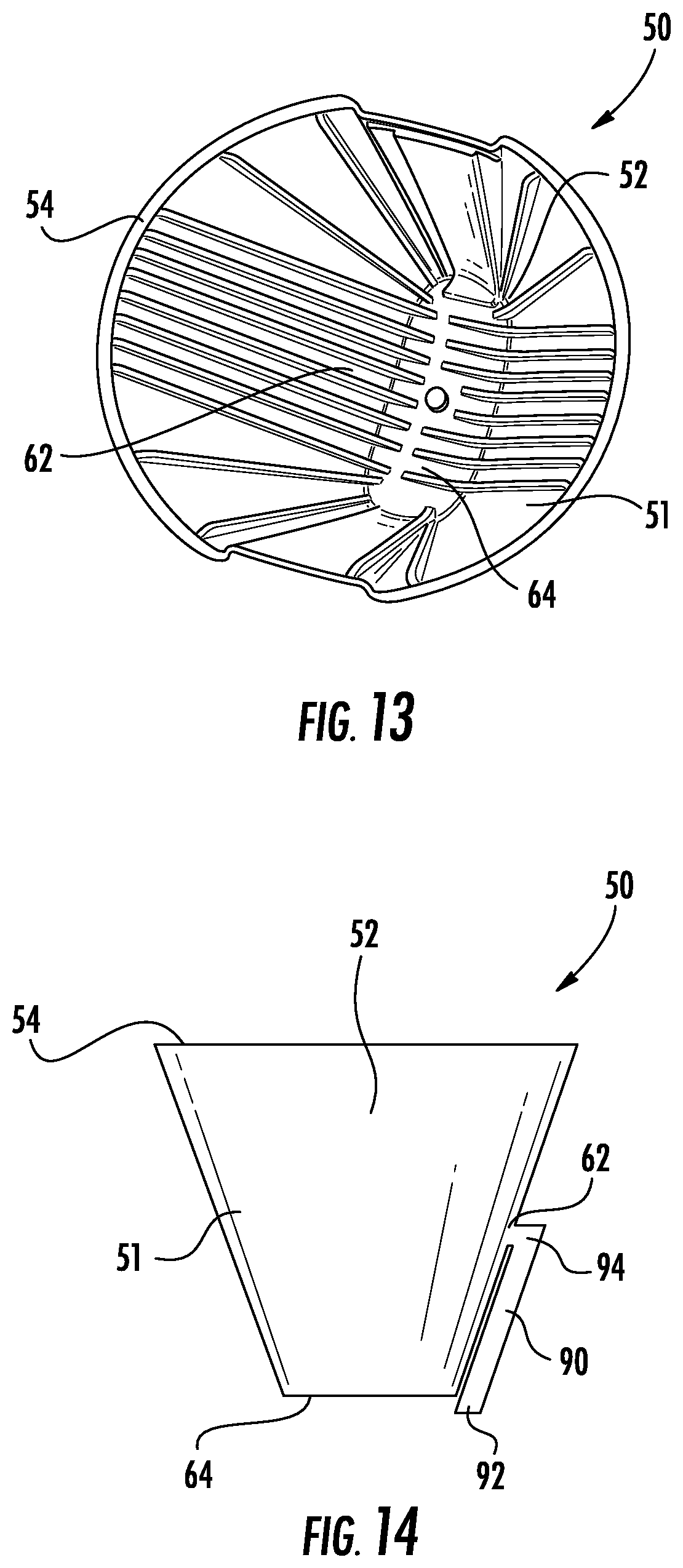 Patent US11812891 Figure 13 – Brew basket for automated beverage brewing apparatus