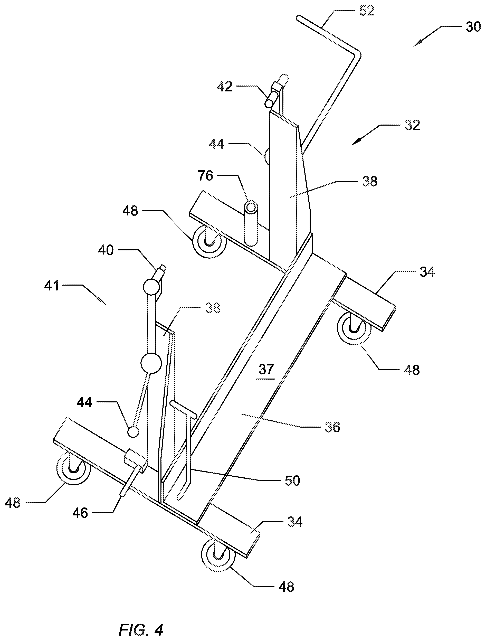 Patent US11812893 Figure 3 – Storable grill
