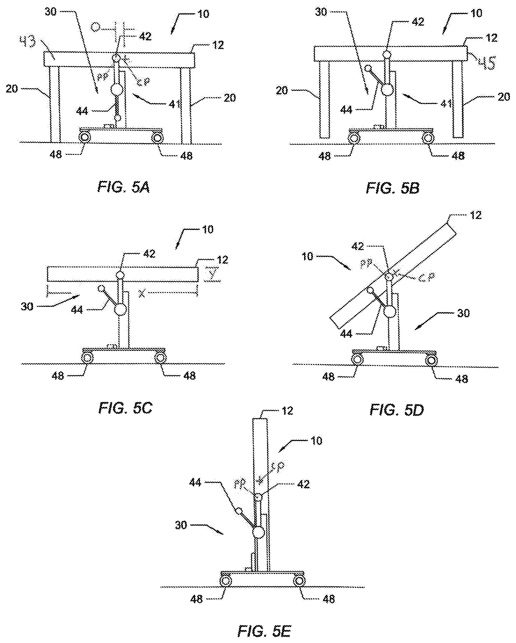 Patent US11812893 Figure 4 – Storable grill