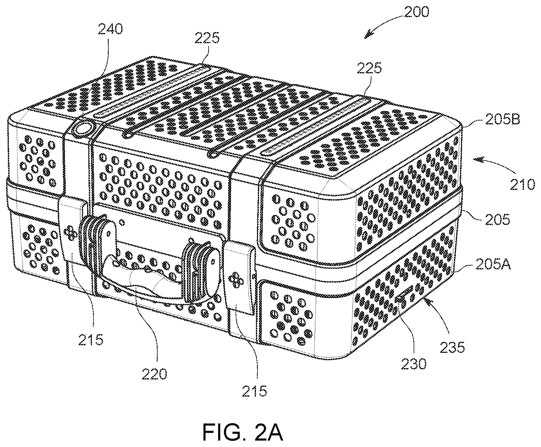 Patent US11812894 Figure 3 – Portable grill having low-temperature exterior casing