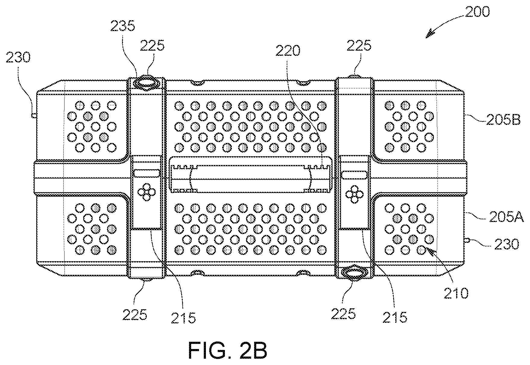Patent US11812894 Figure 4 – Portable grill having low-temperature exterior casing