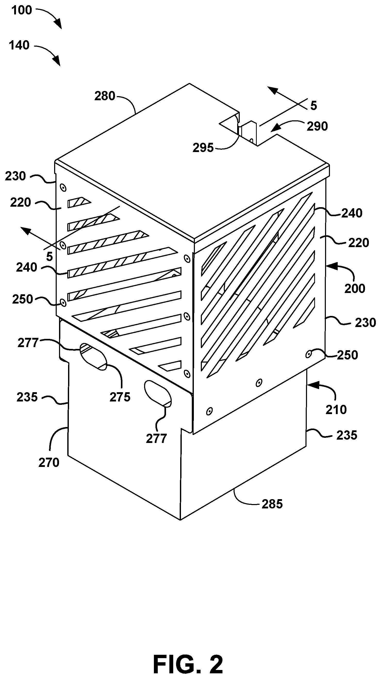 Patent US11812895 Figure 2 – Grease containment systems