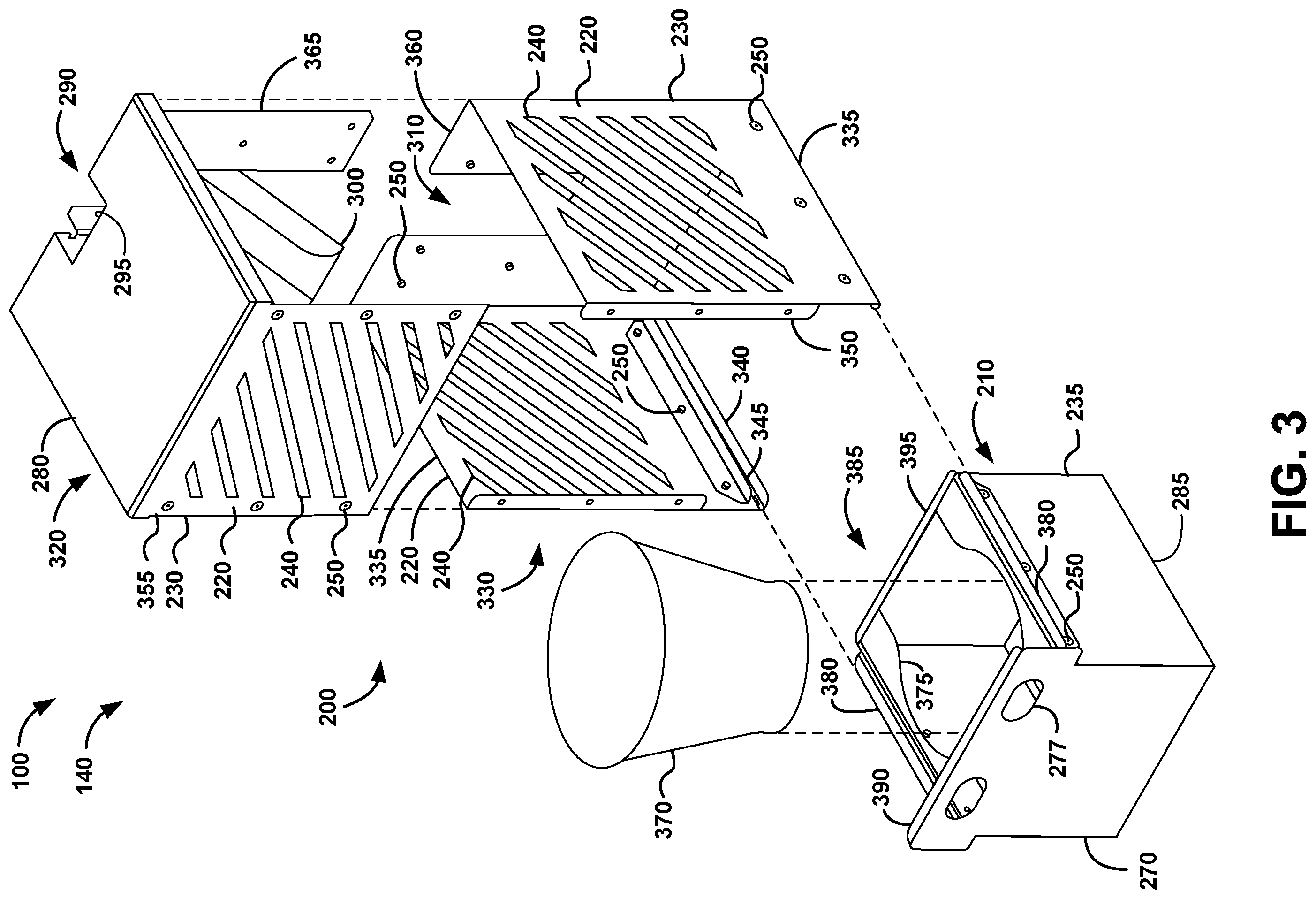 Patent US11812895 Figure 3 – Grease containment systems