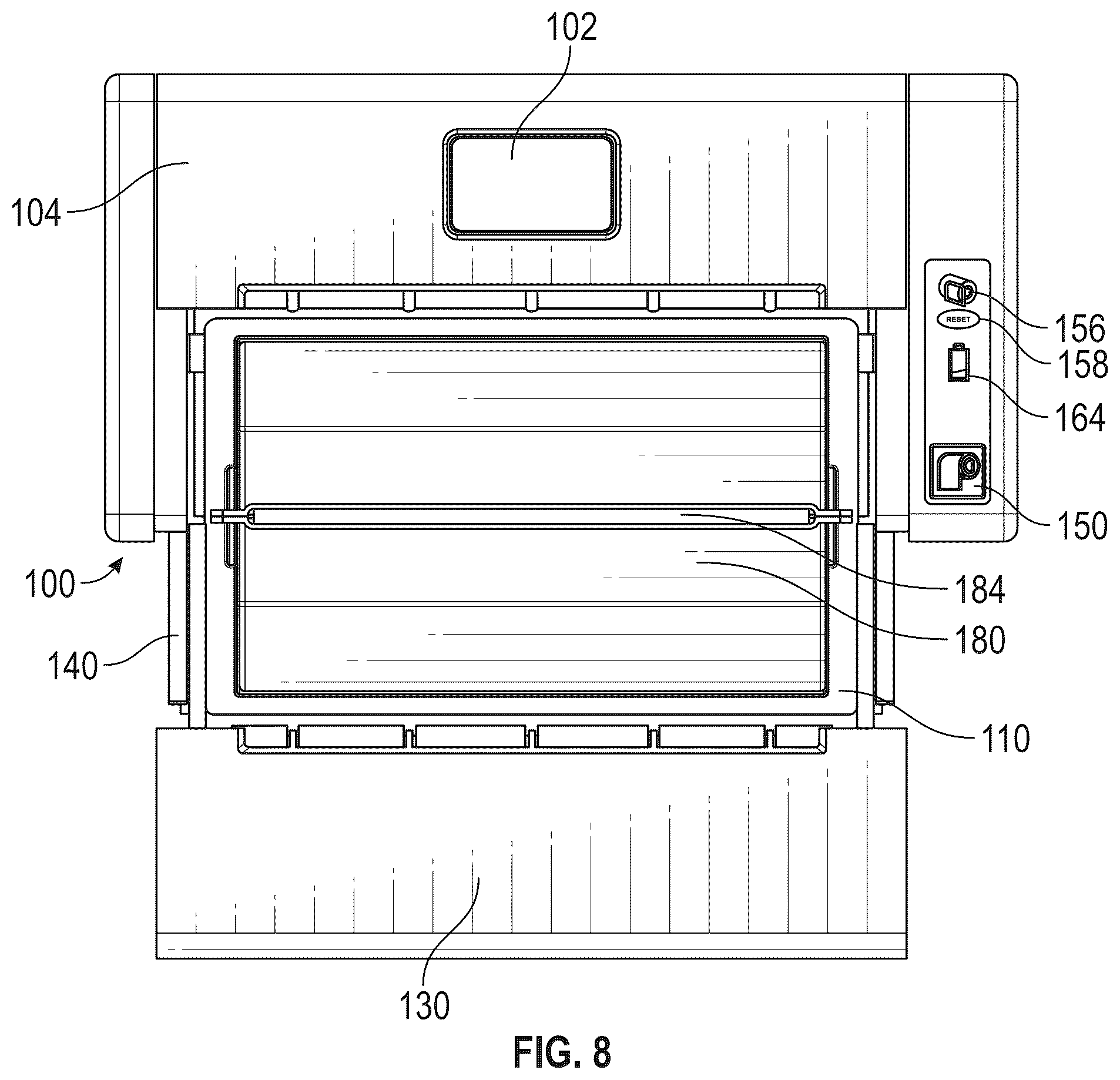 Patent US11812897 Figure 9 – Dispensing assembly for paper products