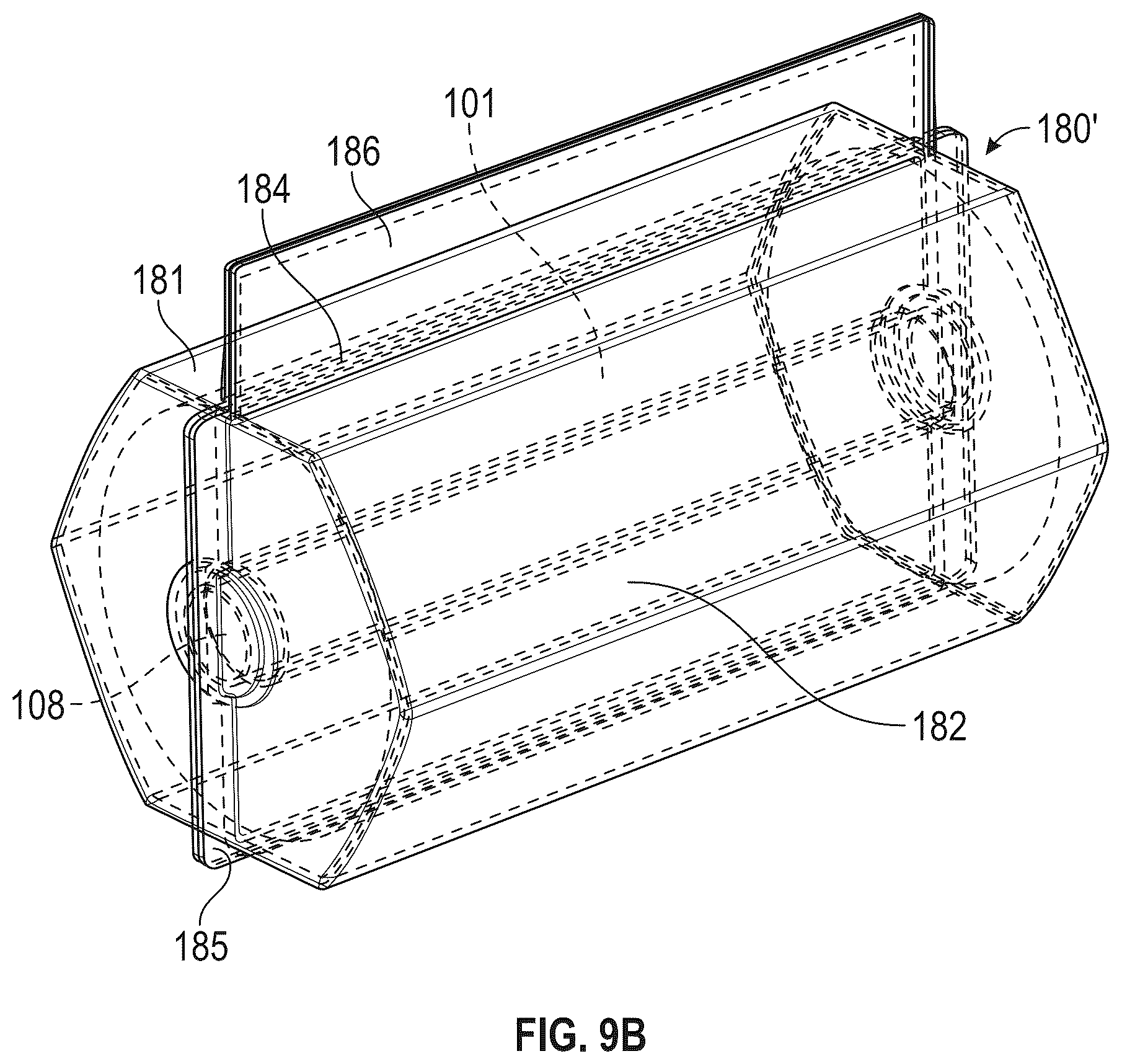 Patent US11812897 Figure 11 – Dispensing assembly for paper products