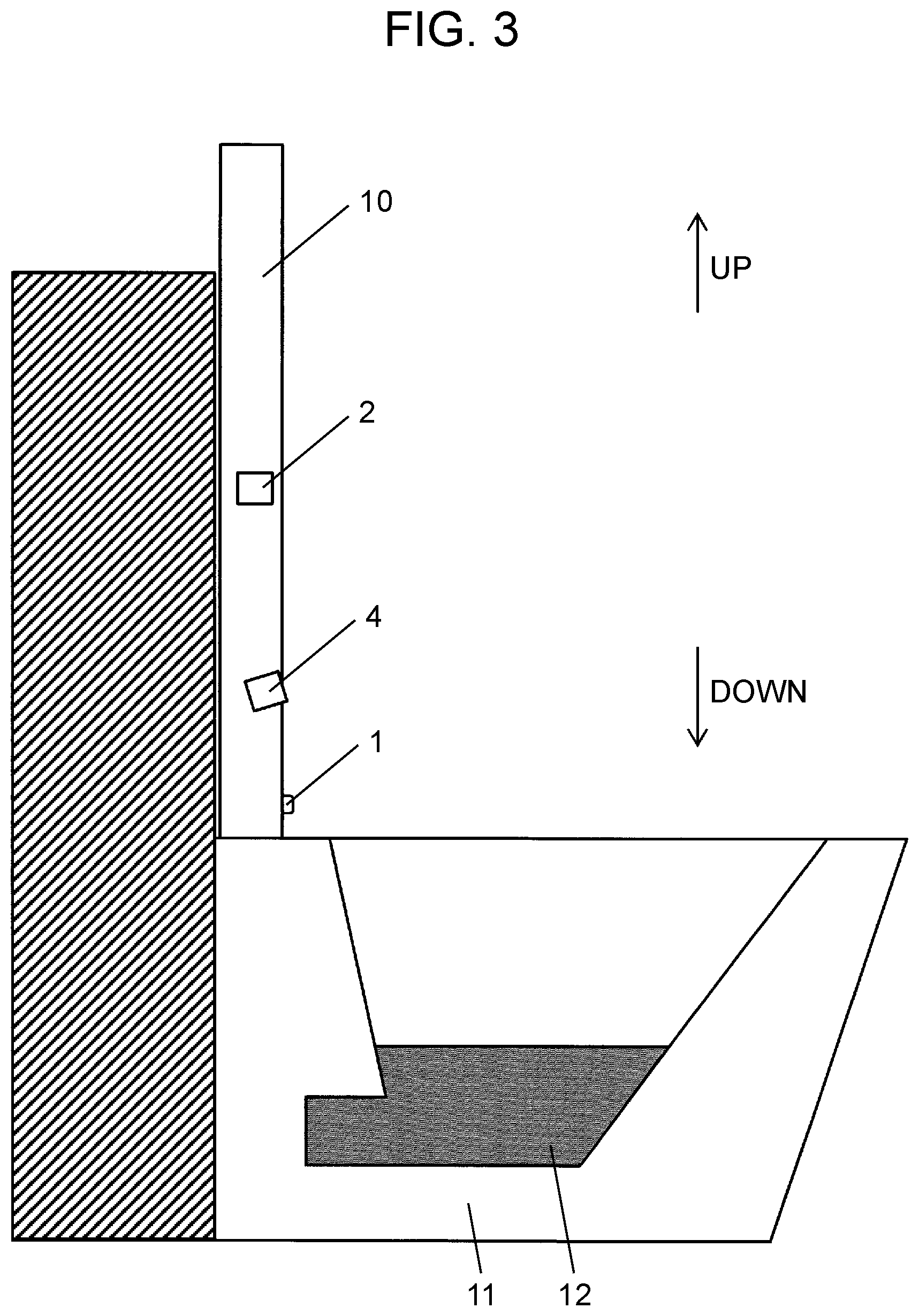 Patent US11812900 Figure 3 – Excretion detection system and toilet seat used in same