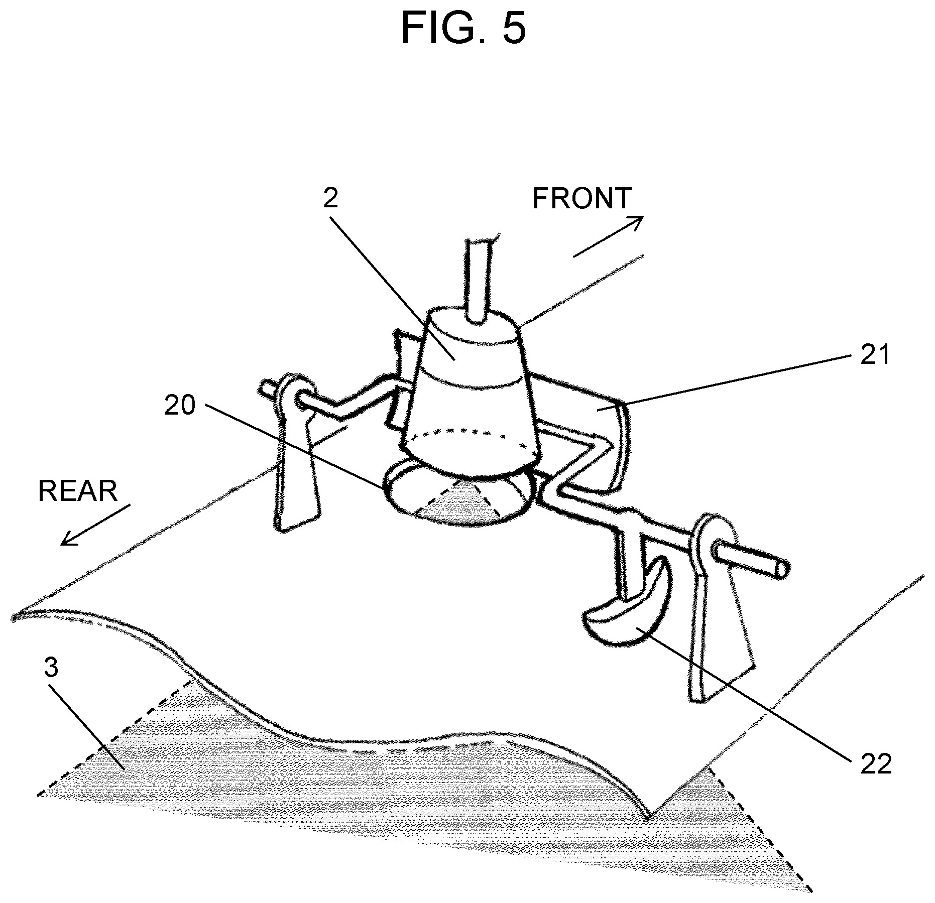 Patent US11812900 Figure 5 – Excretion detection system and toilet seat used in same