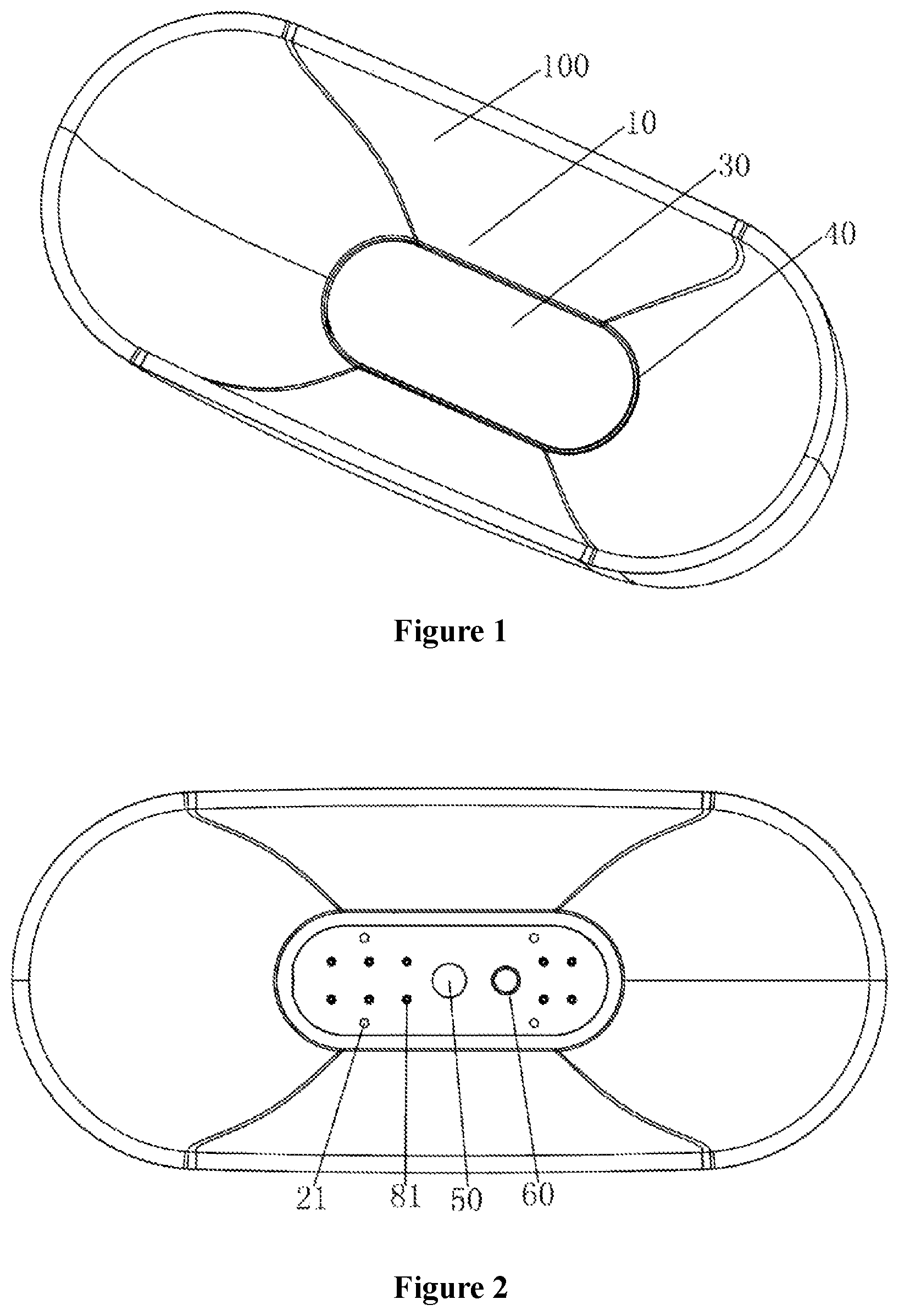Patent US11812902 Figure 1 – Bathtub