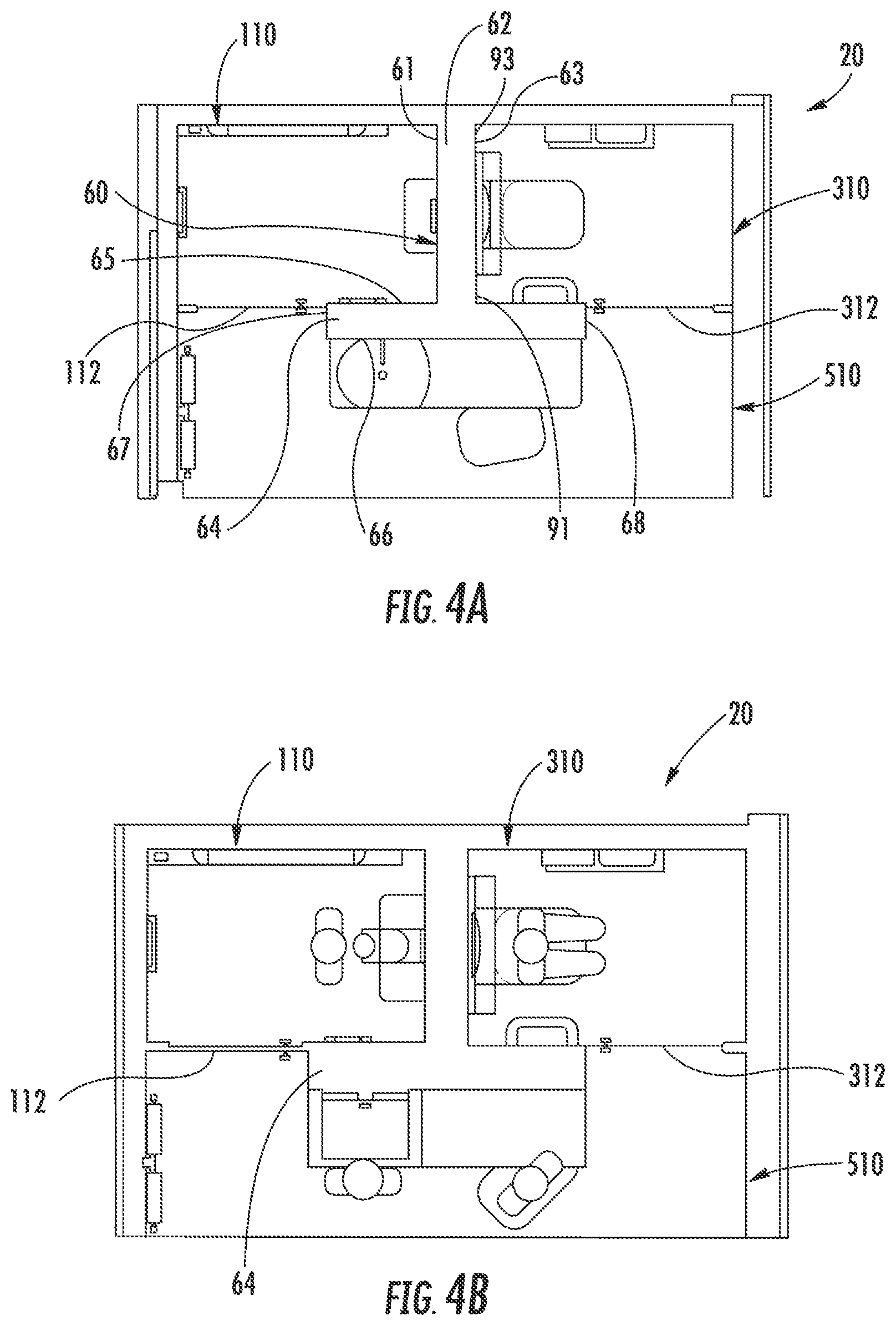 Patent US11812903 Figure 4 – Bathroom fixtures and components