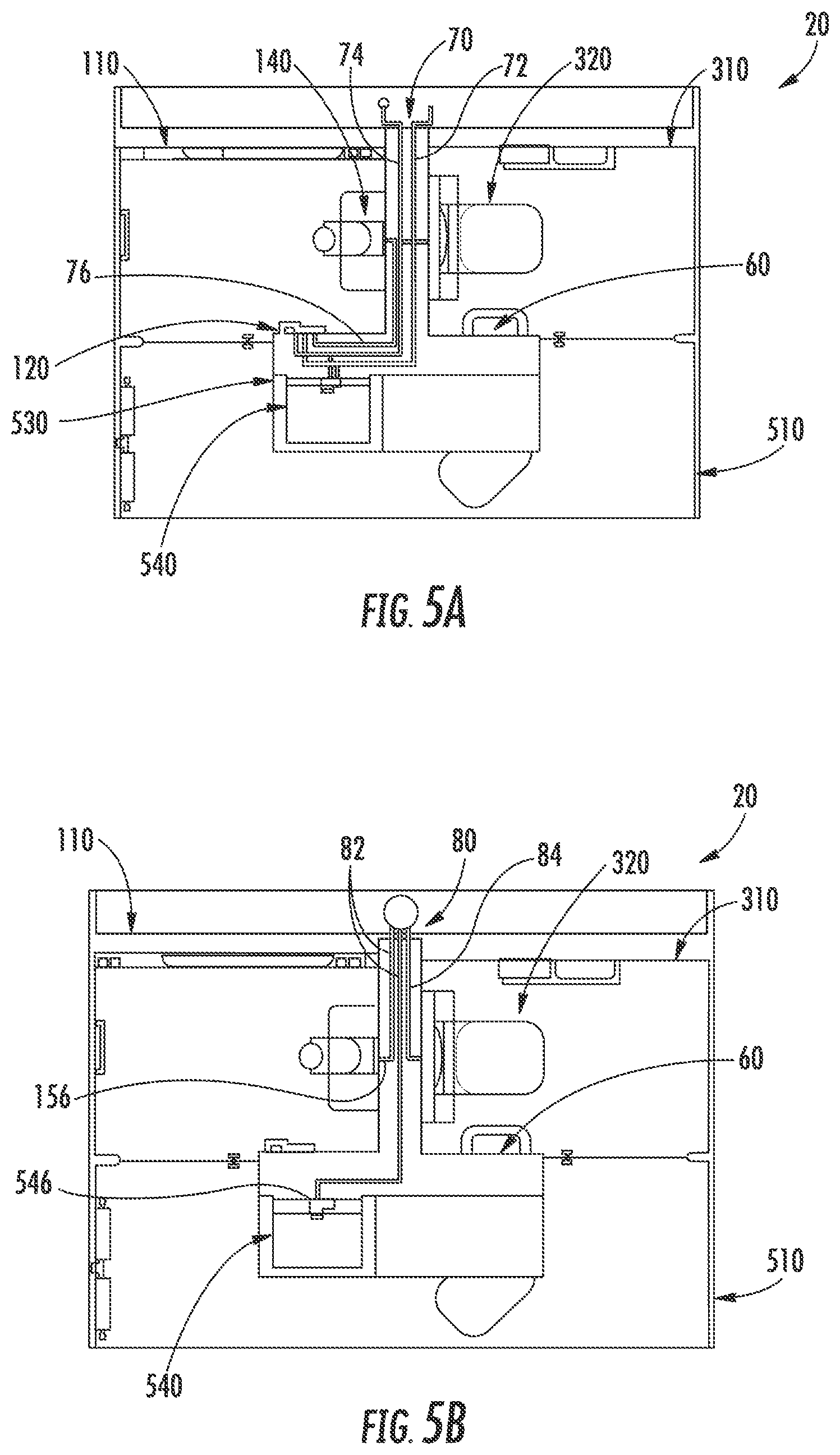Patent US11812903 Figure 5 – Bathroom fixtures and components