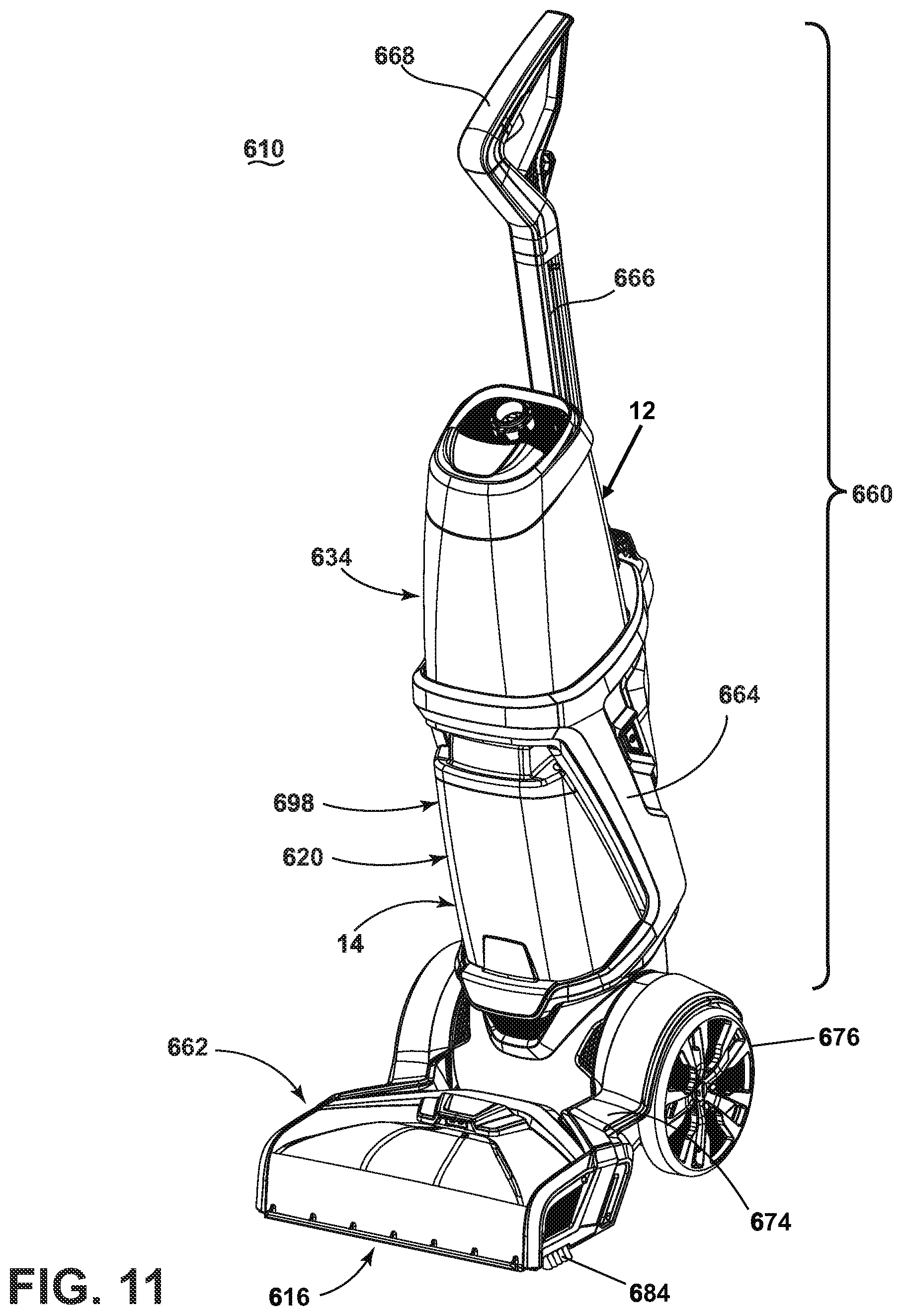 Patent US11812906 Figure 11 – Apparatus for cleaning a surface