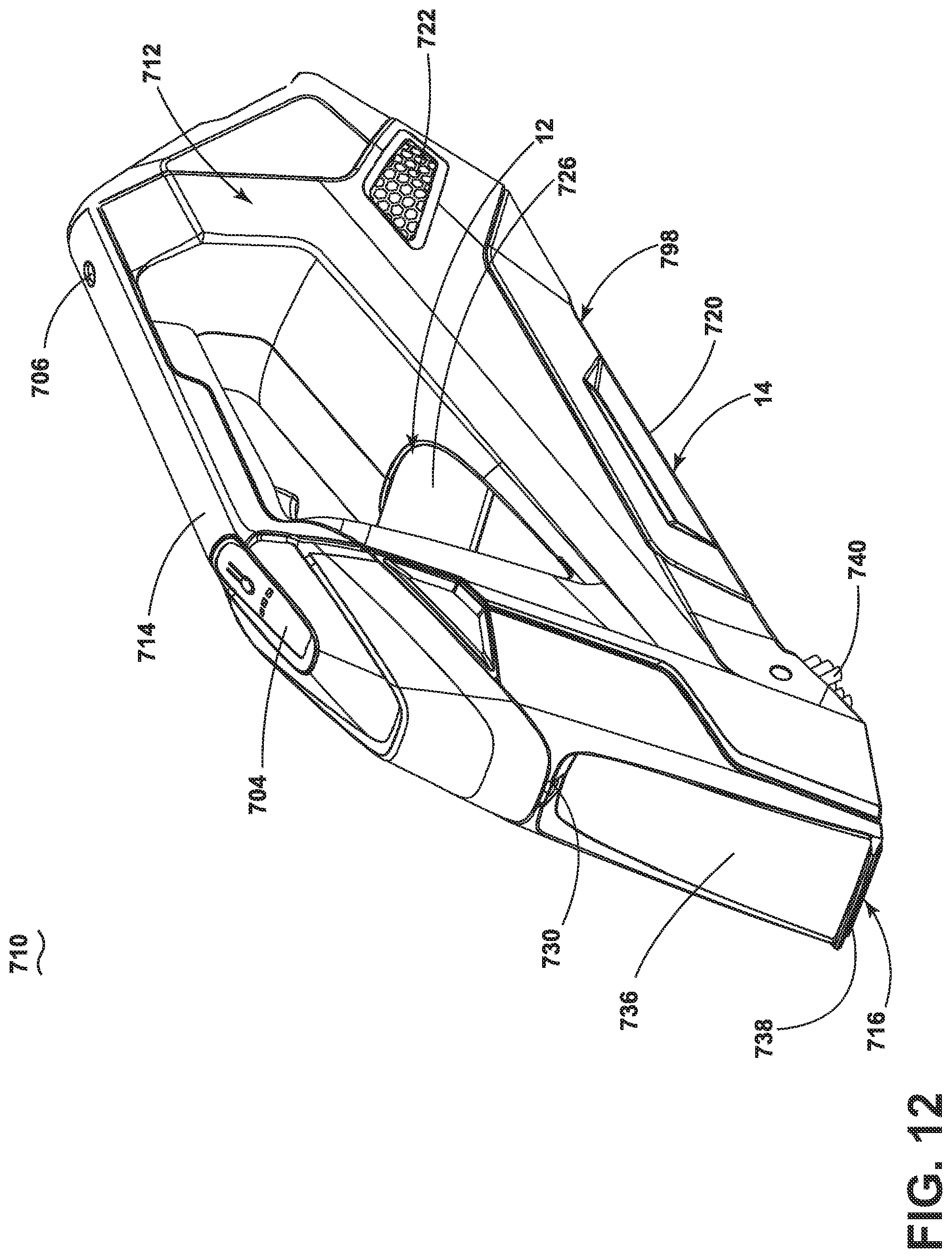 Patent US11812906 Figure 12 – Apparatus for cleaning a surface