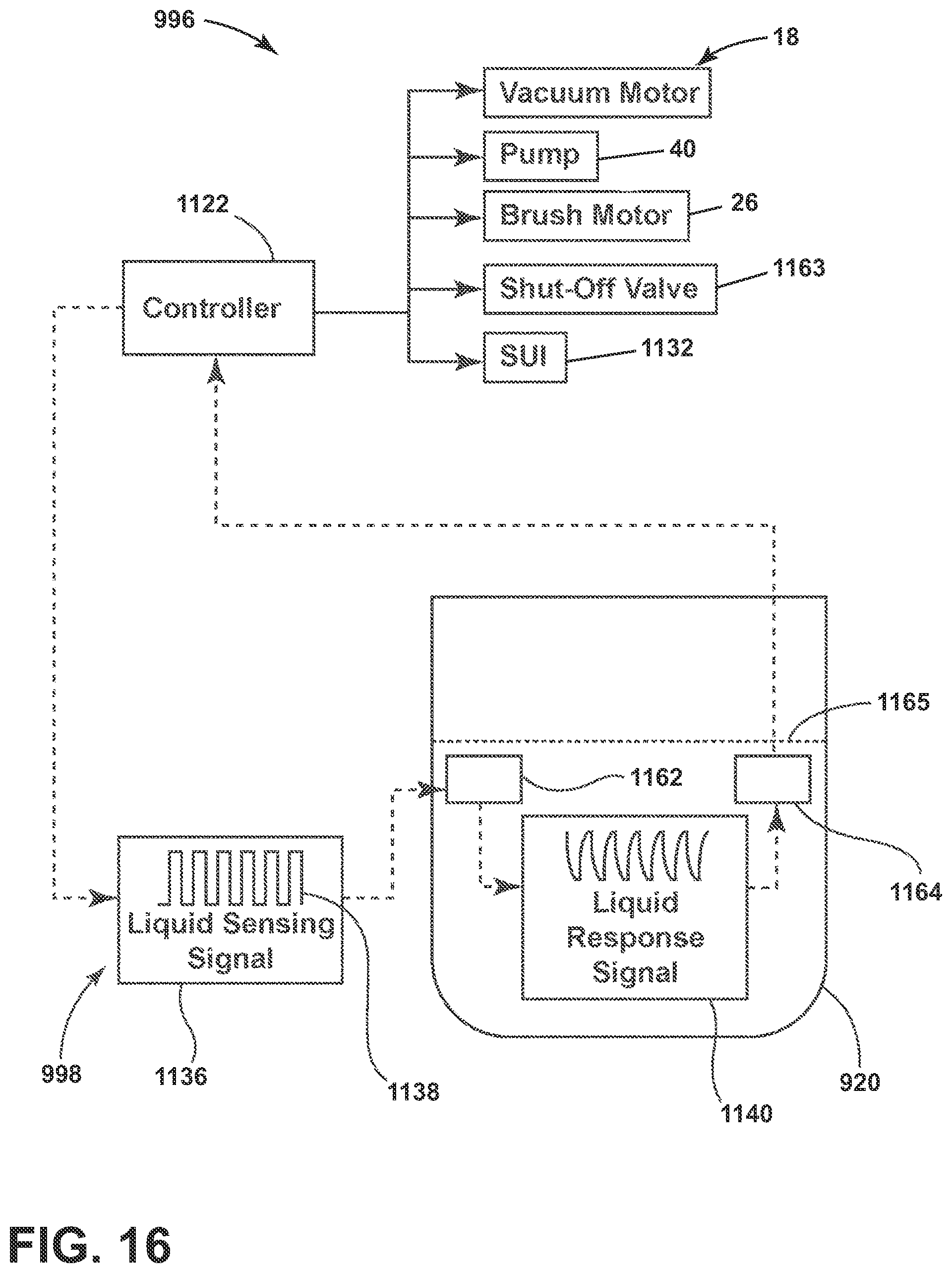 Patent US11812906 Figure 15 – Apparatus for cleaning a surface