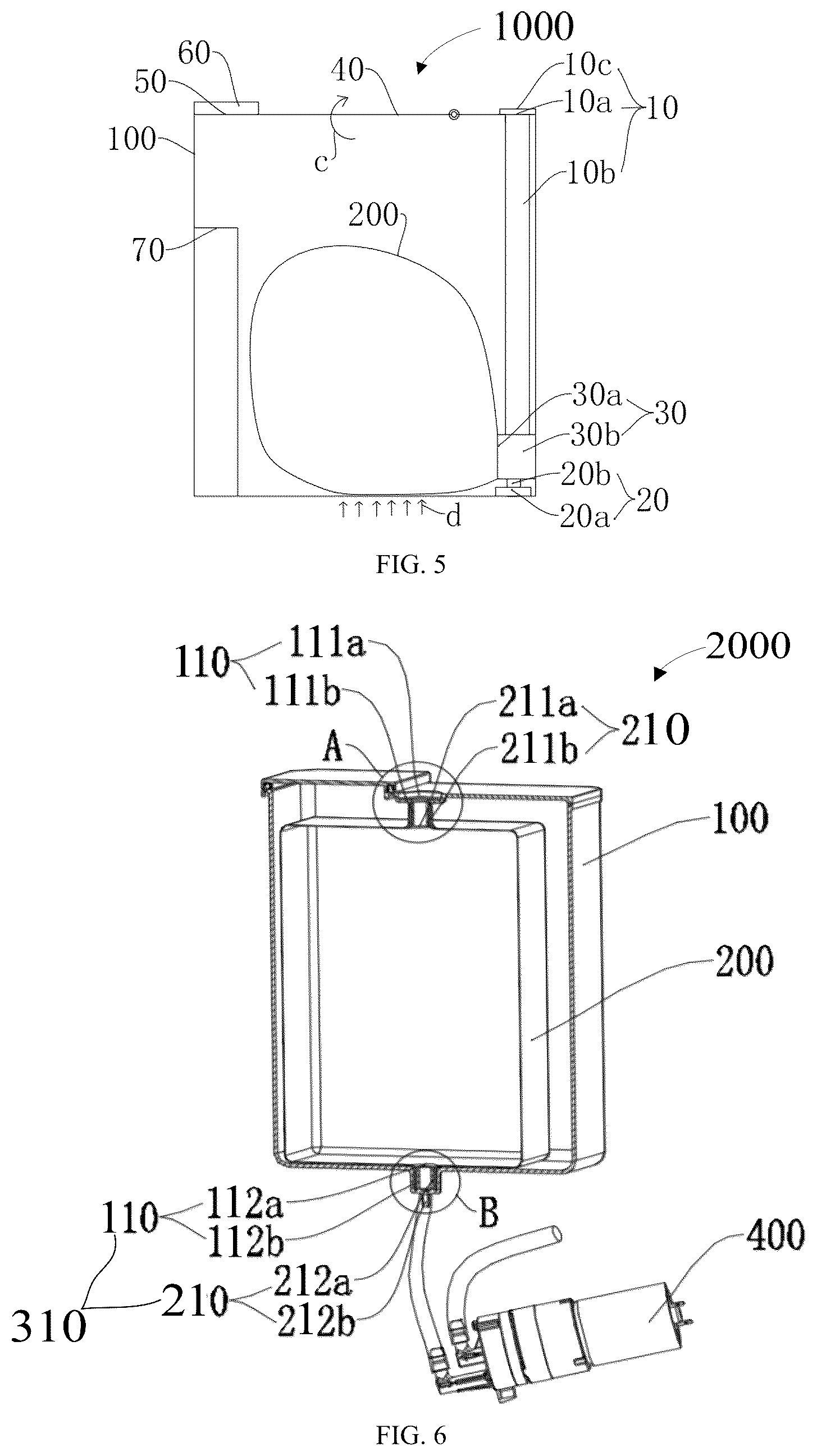 Patent US11812908 Figure 3 – Liquid storage device and cleaning apparatus