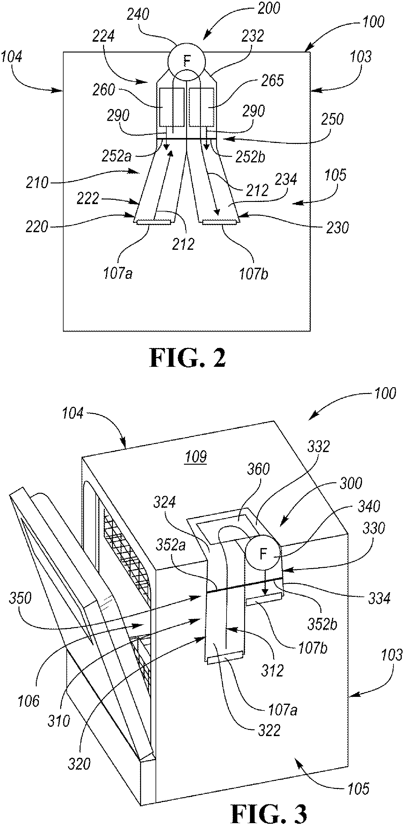 Patent US11812911 Figure 2 – Dish drying system with adsorbent material regeneration