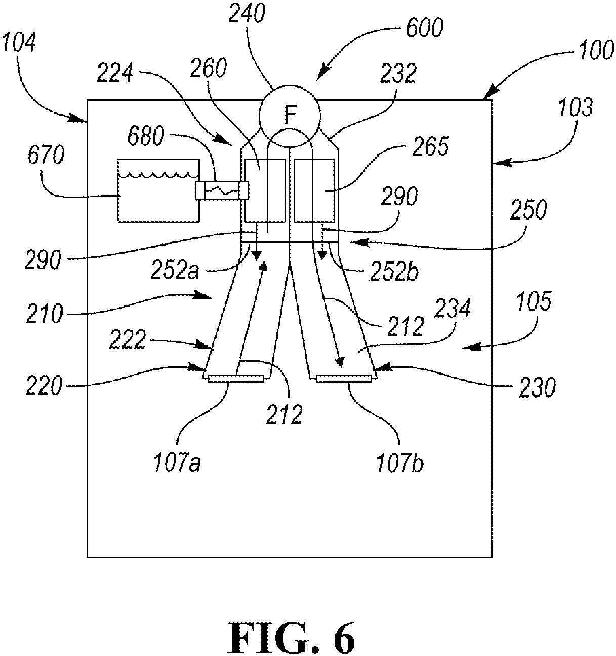 Patent US11812911 Figure 4 – Dish drying system with adsorbent material regeneration